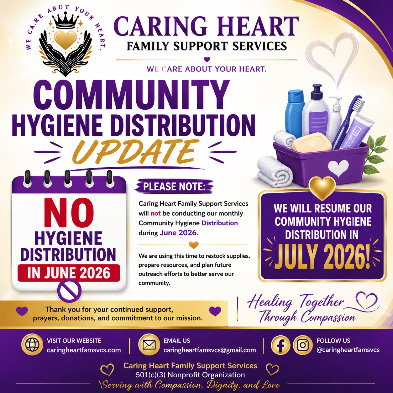 HYGIENE DISTRIBUTION