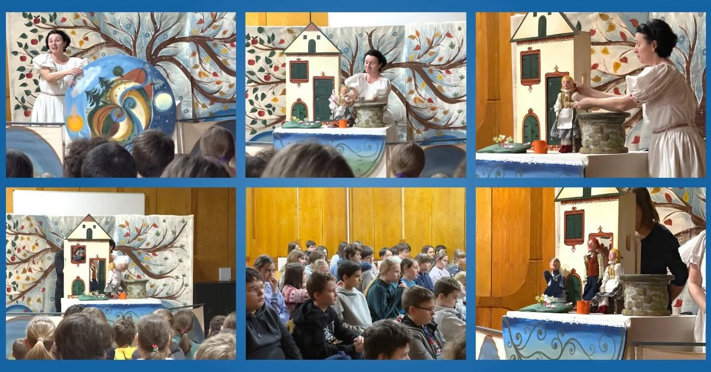 Az &Aacute;kom-B&aacute;kom B&aacute;bcsoport Holle any&oacute; c&iacute;mű előad&aacute;s&aacute;t n&eacute;zhett&eacute;k meg di&aacute;kjaink, iskol&aacute;nk d&iacute;szterm&eacute;ben. A gy&ouml;ny&ouml;rű, kreat&iacute;v megold&aacute;sokkal, a