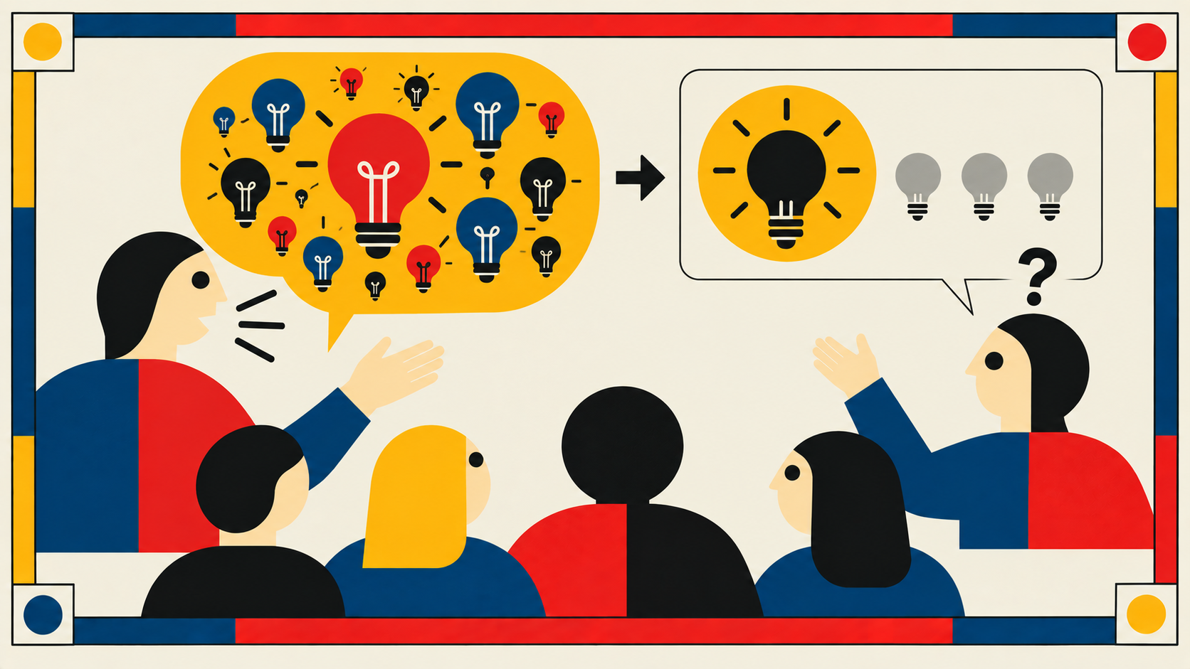 What are you talking about? Every idea doesn't have equal value.