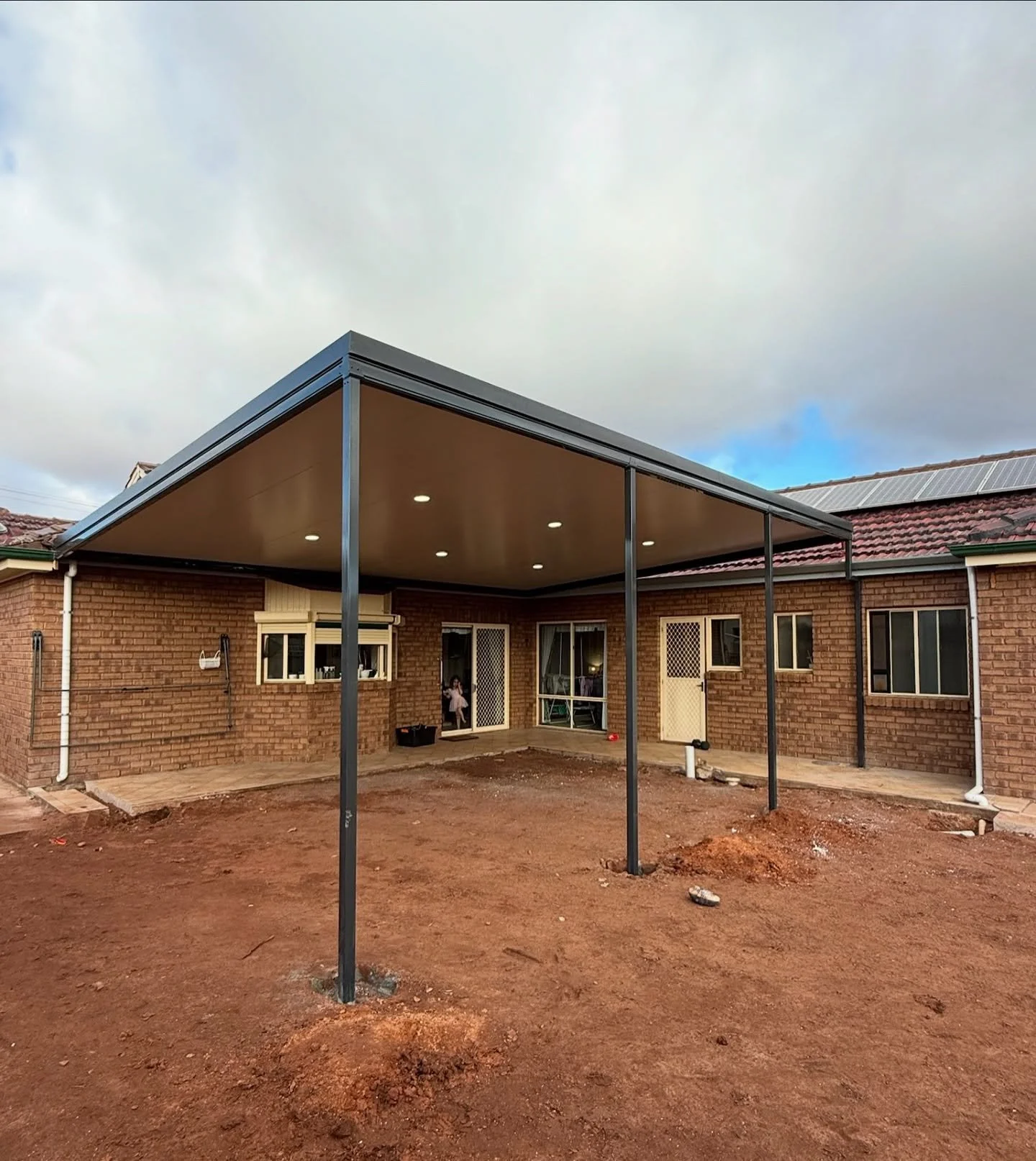 Stage 2 complete ✅ next up: install outdoor blinds and laser lite screens. Check back on our reels to see part 1 &amp; 2 and stay tuned for part 3 😉