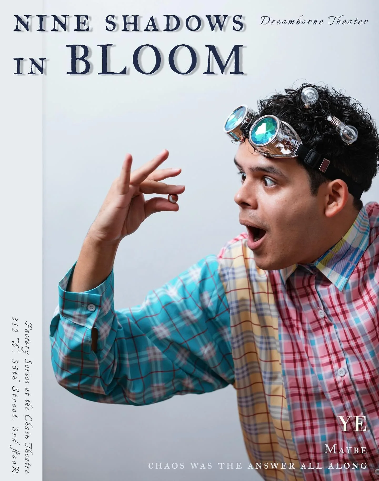 Maybe chaos was the answer all along.
_YE

Photographer: Andy Li @iandy_li 
Featuring: Brian Rodriguez Gonzalez @brianrdz99 

12/5-7 @ Chain Theatre
🎐 Ticket link below and in bio 🎐
https://www.eventbrite.com/e/1826709791159?aff=oddtdtcreator

#Cos