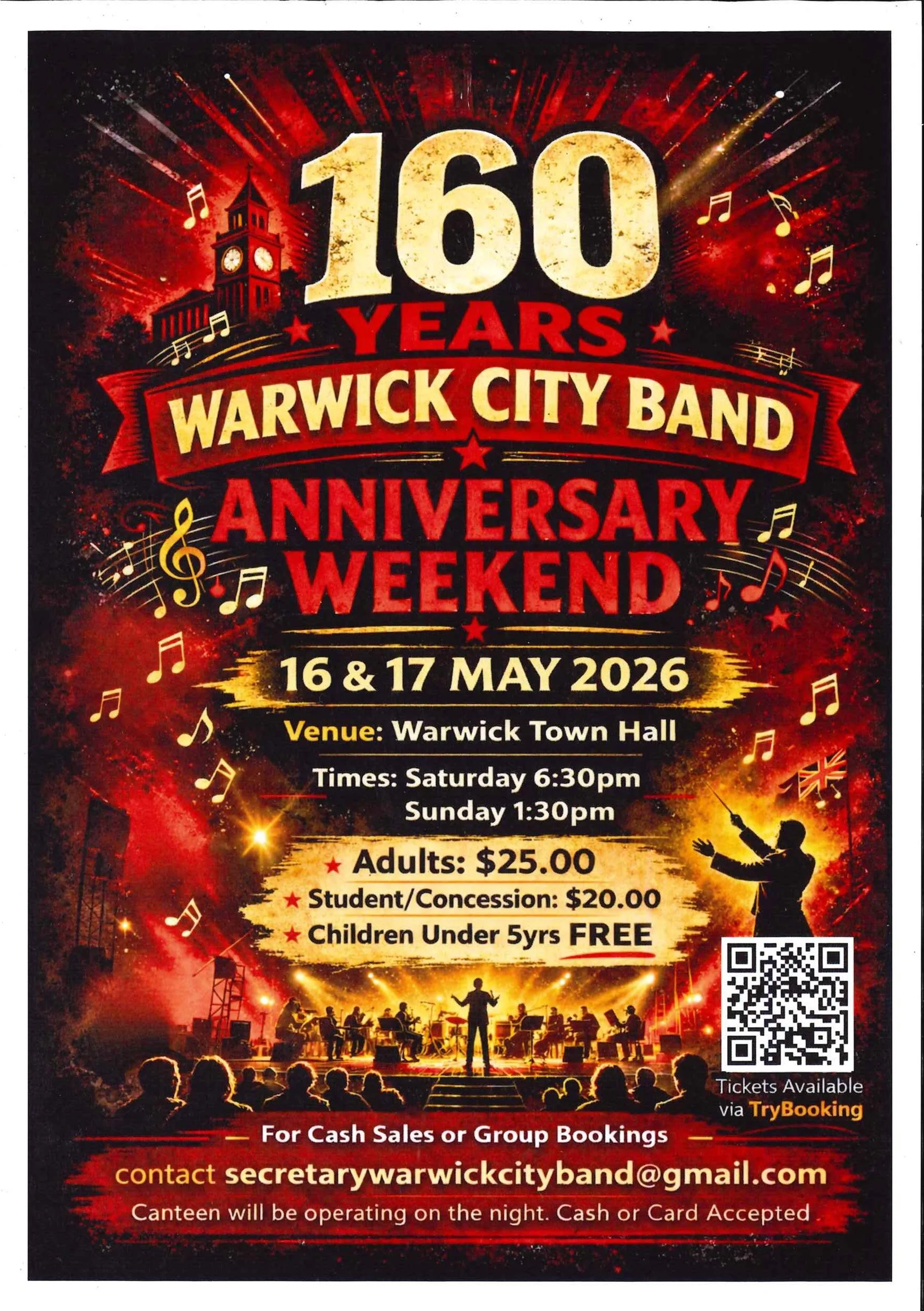 Warwick City Band 160th