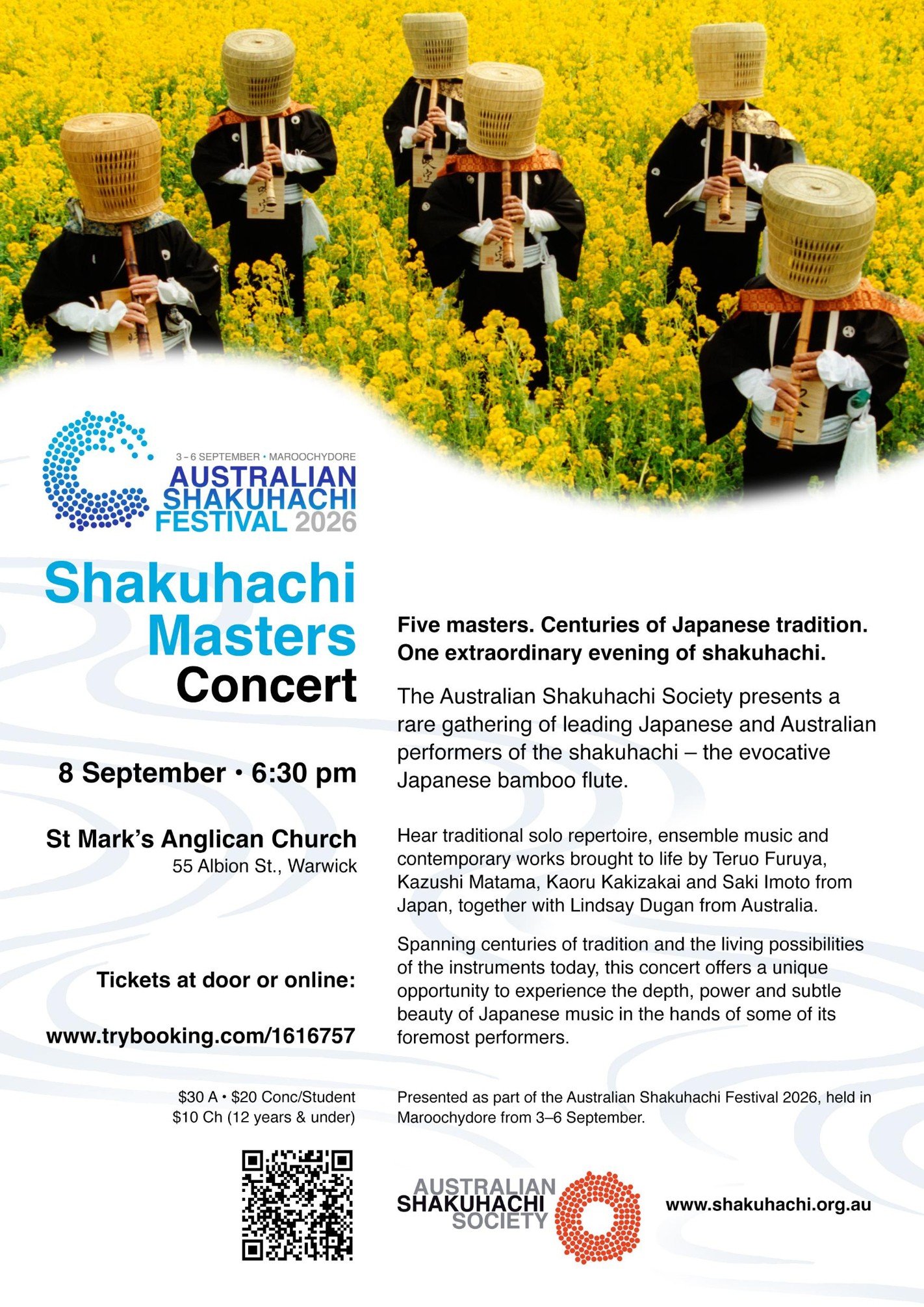 Shubaki Japanese Flute Concert