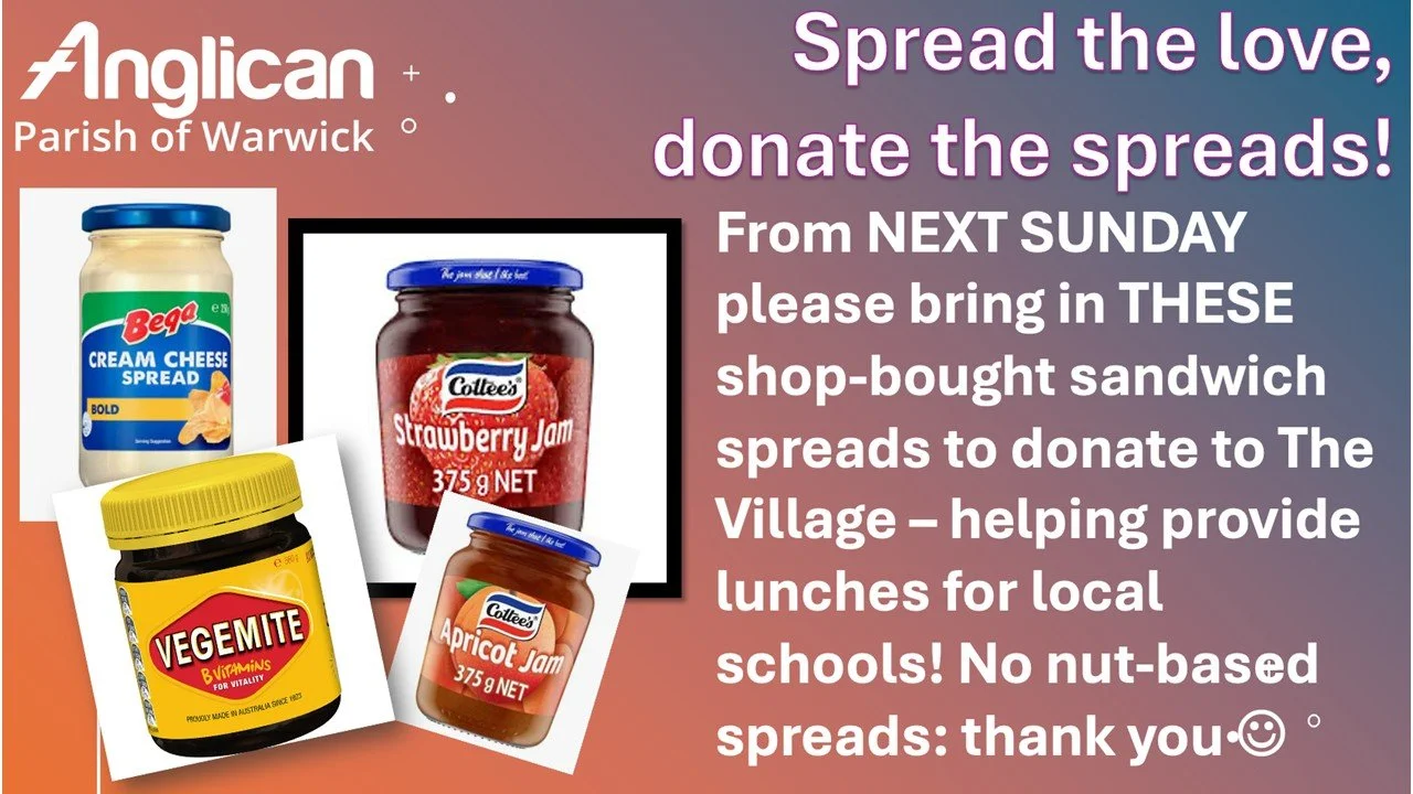 Sandwich Spreads to assist the Village