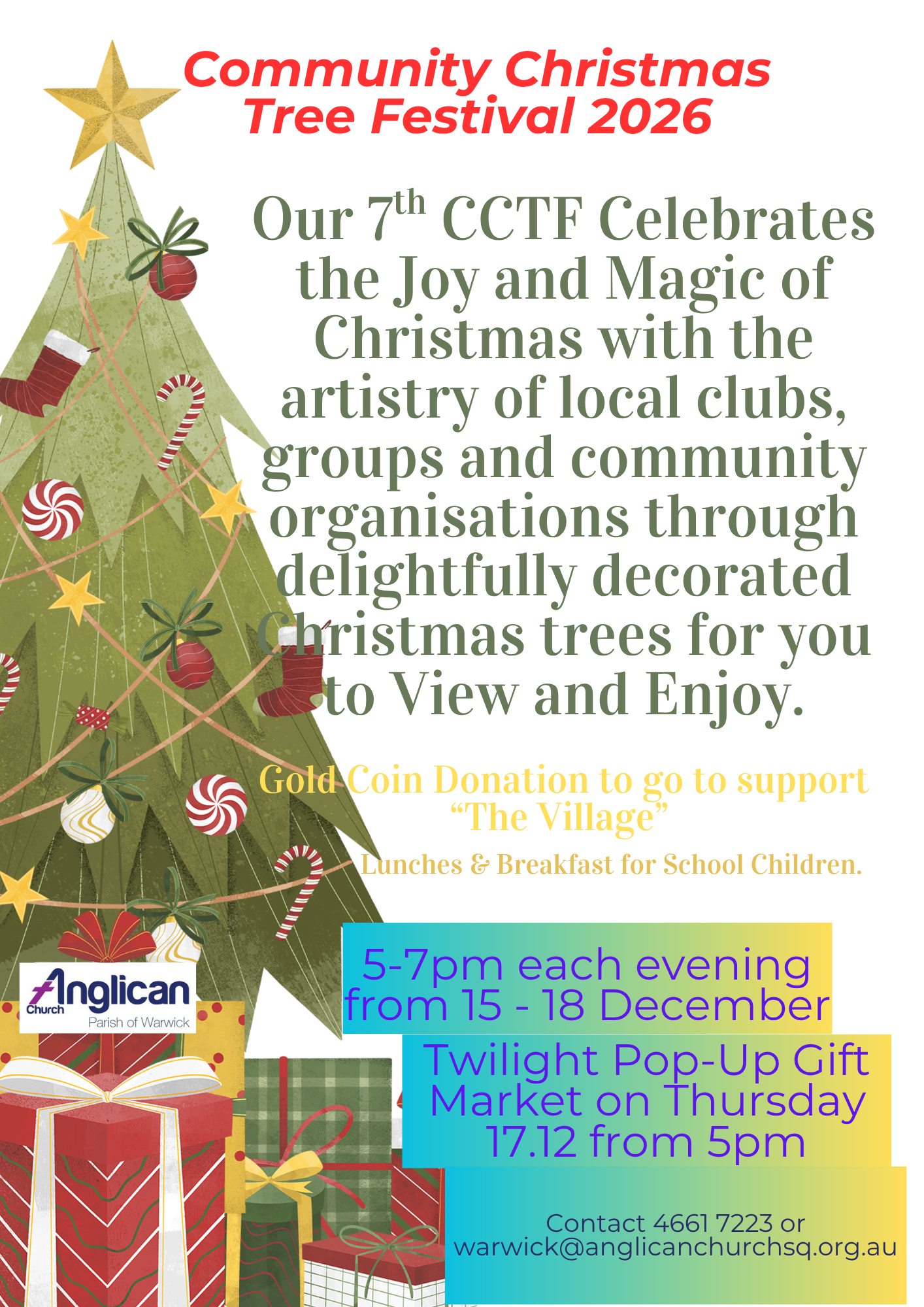 CCTF 2026 Community Christmas Tree Festival