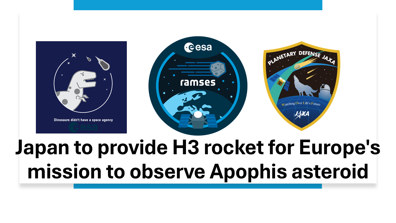 🇬🇧 Japan to provide H3 rocket for Europe's mission to observe Apophis asteroid