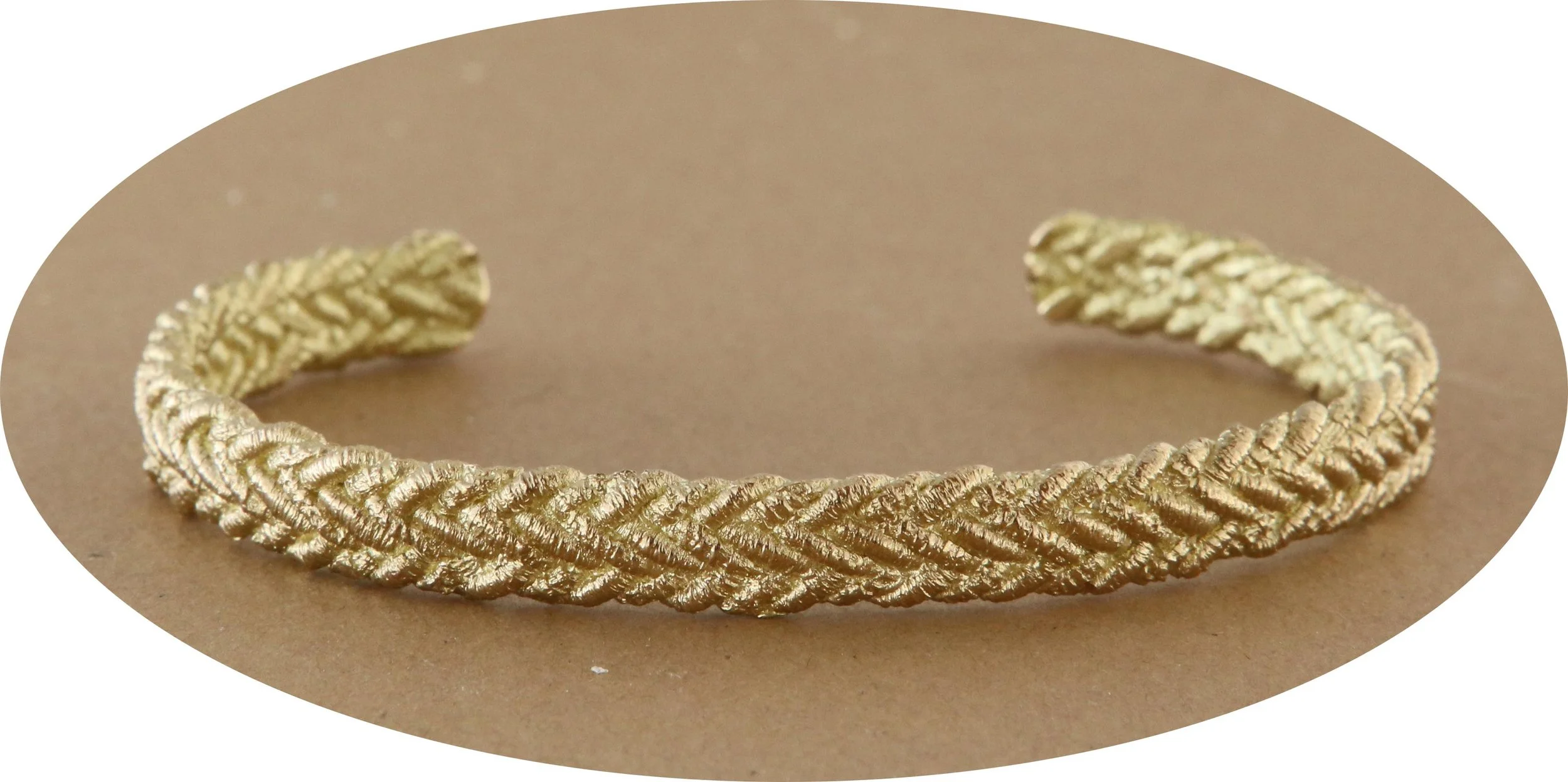 Boudoir-Armreif "braided"