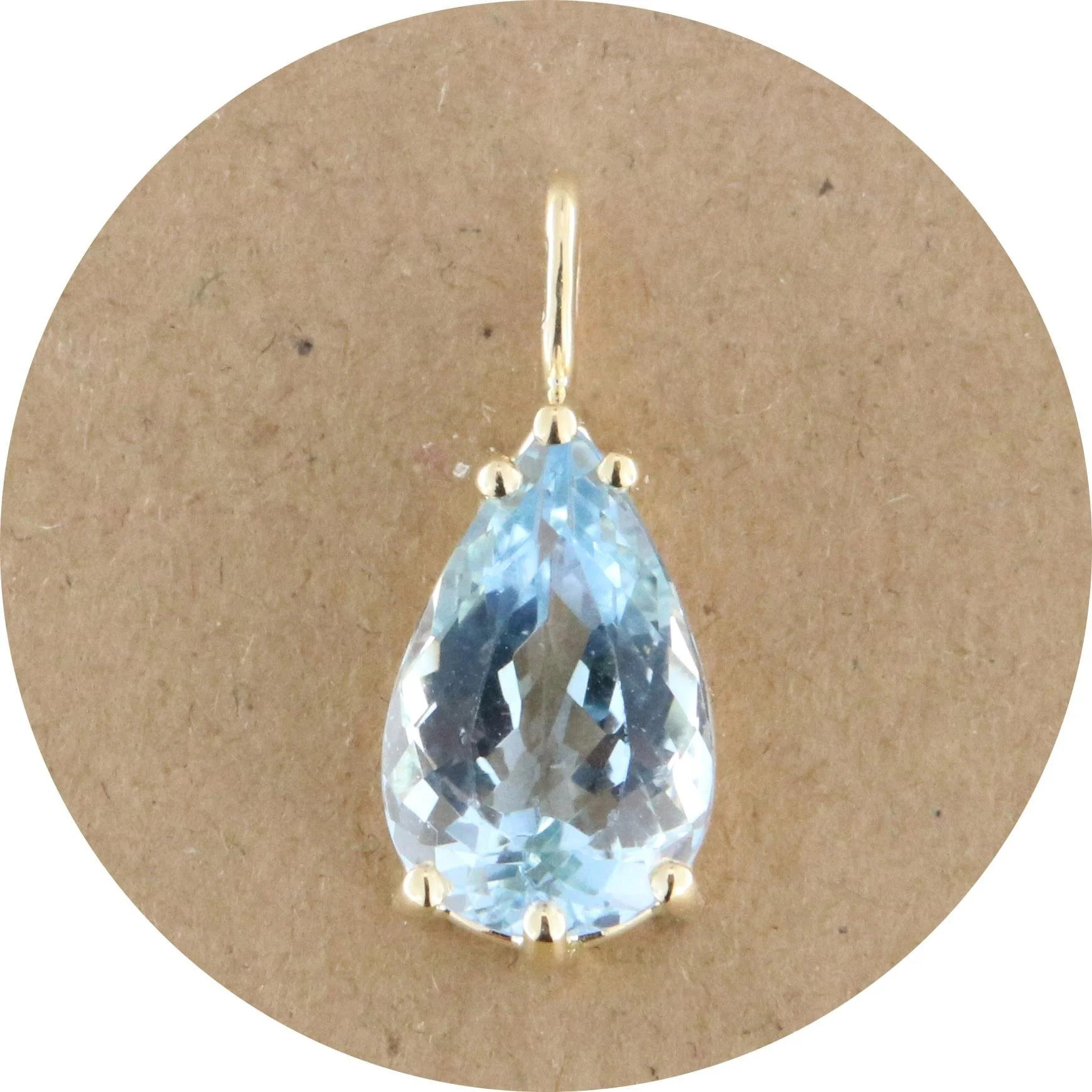 Anhänger mit Aquamarin