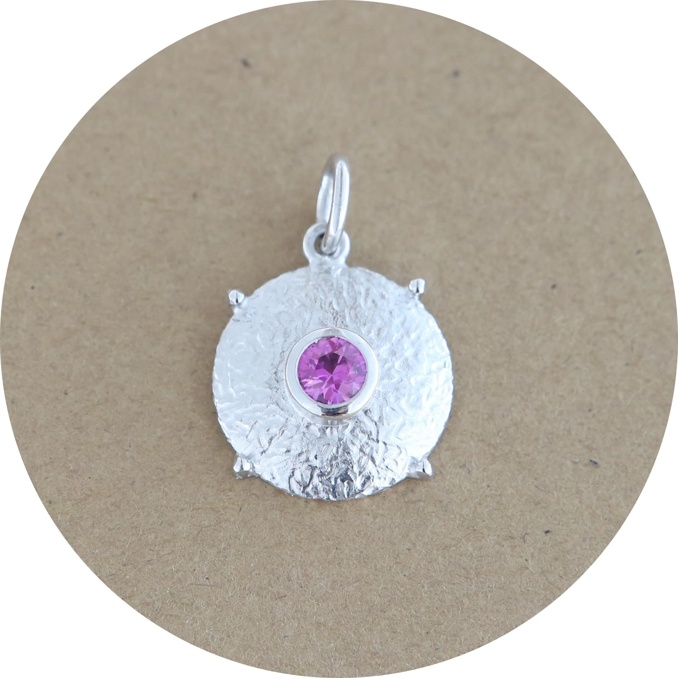 Nature's Art Anhänger in Weissgold