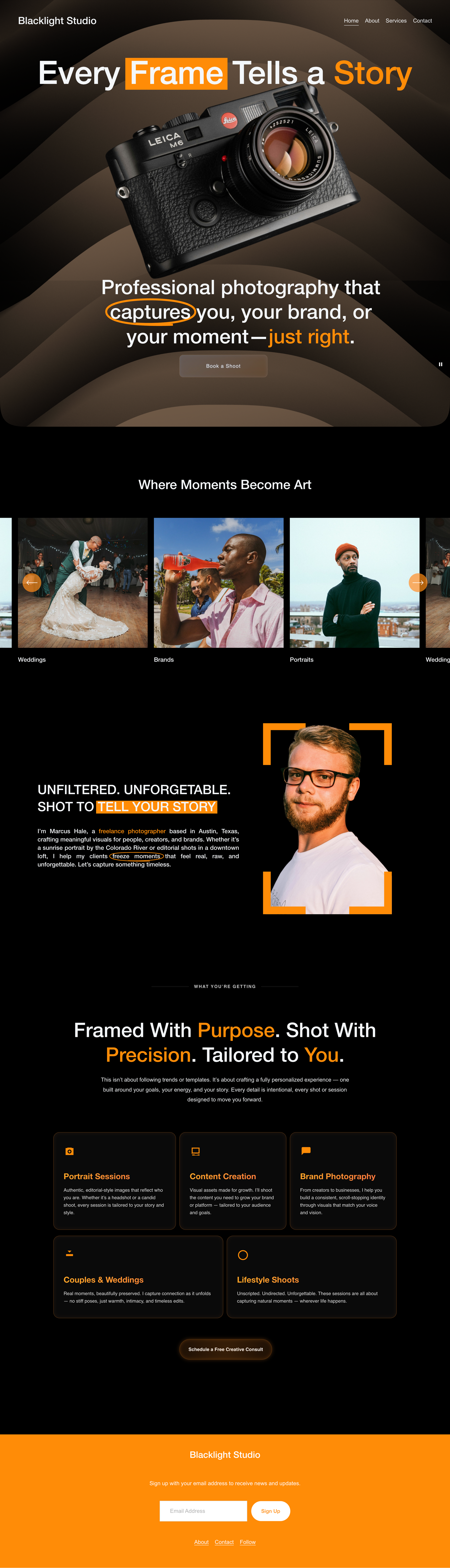 Client Site Scroll Preview