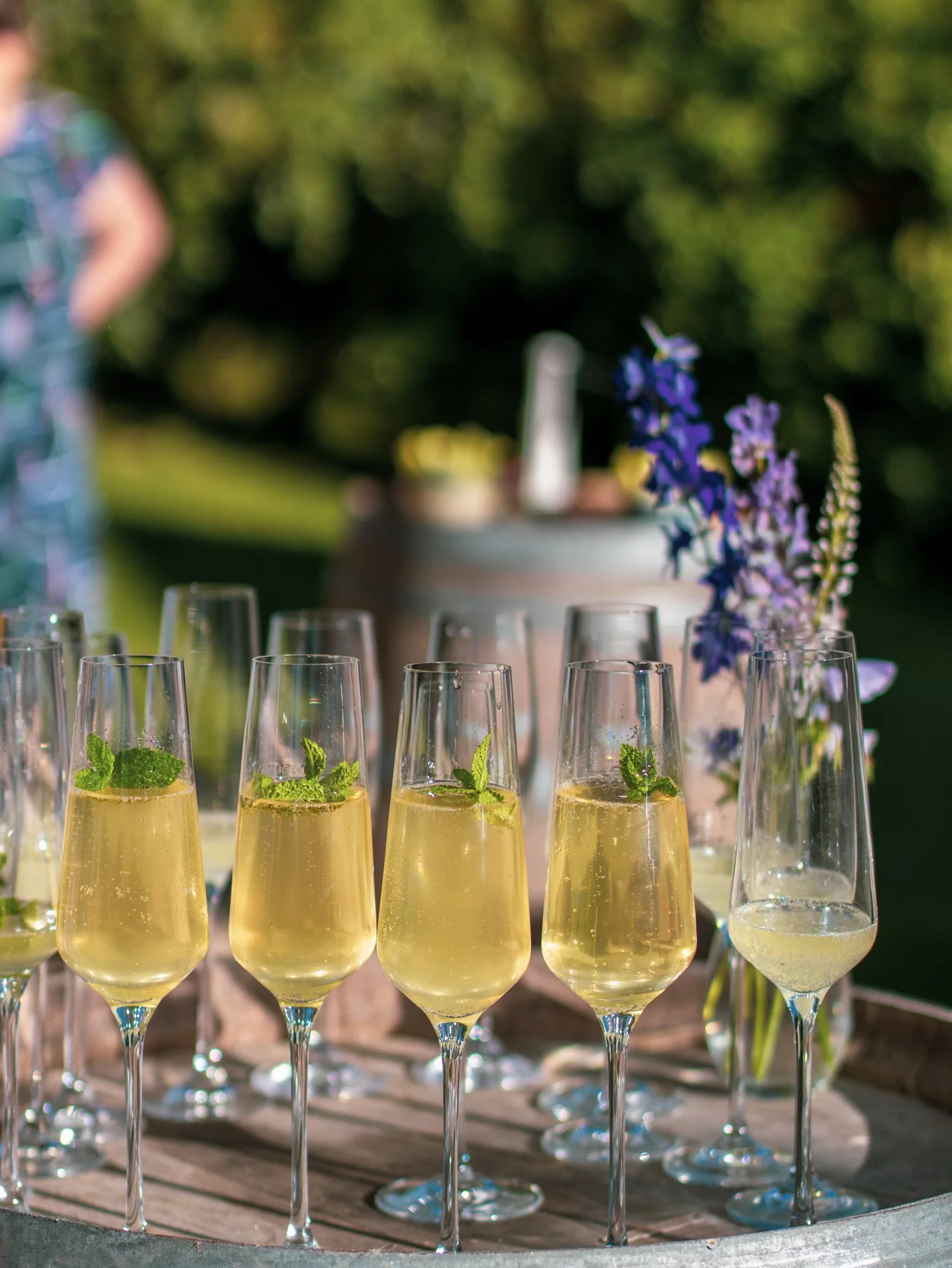 Welcome drinks for our feast nights