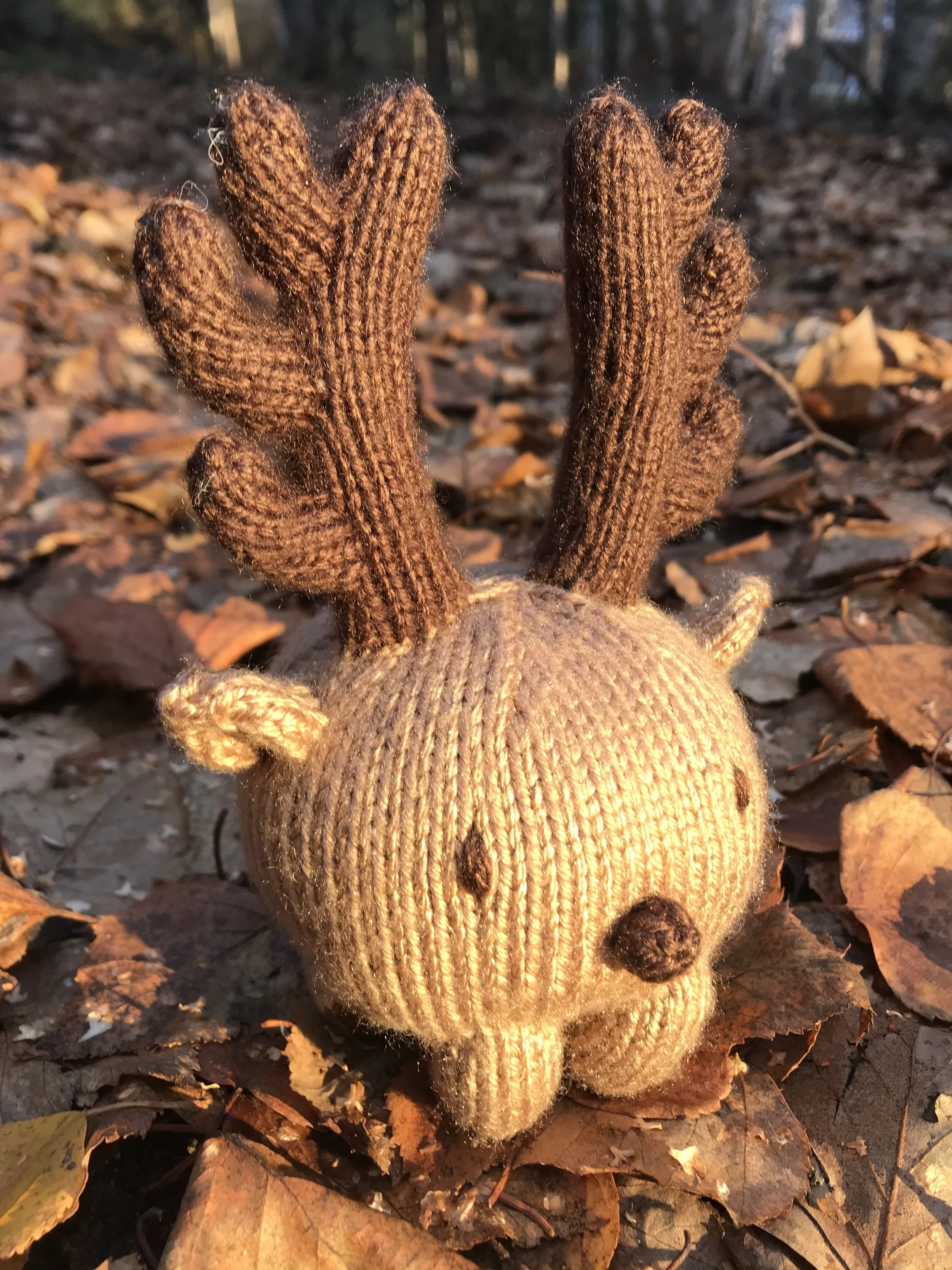 Bun Baby - Reindeer Knitting Pattern