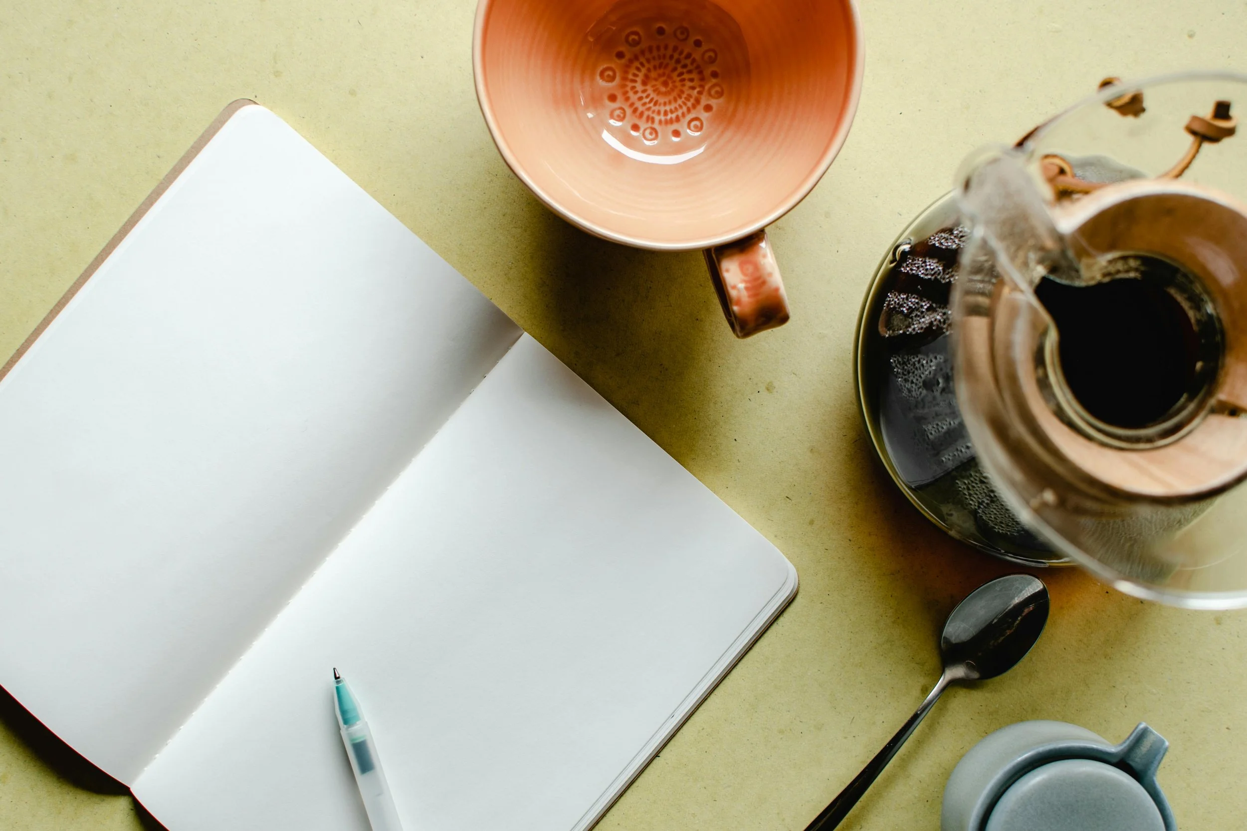 NOtebook and coffee - pexels.jpg