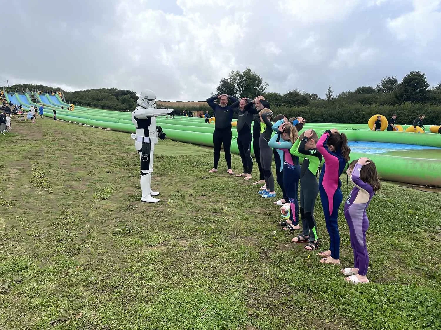 A party no one will forget at Giant Slip and Slide Cornwall