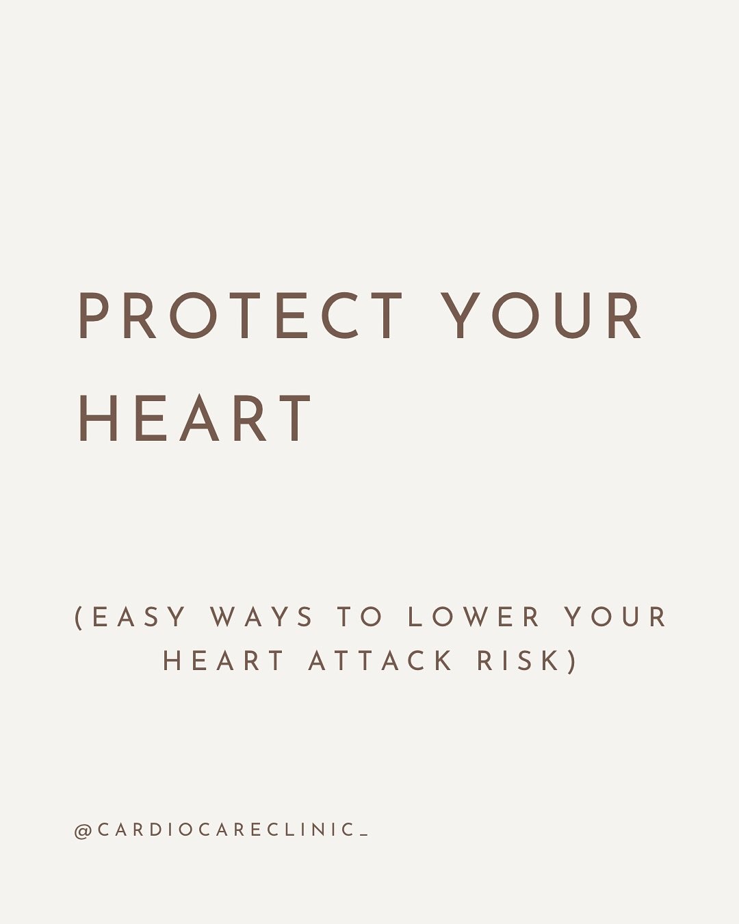 Learn the key steps to lower your heart attack risk and protect your long-term heart health. 

Regular moderate or vigorous exercise, a heart-healthy diet, good sleep, and effective stress management all play a major role in prevention. 

Knowing you