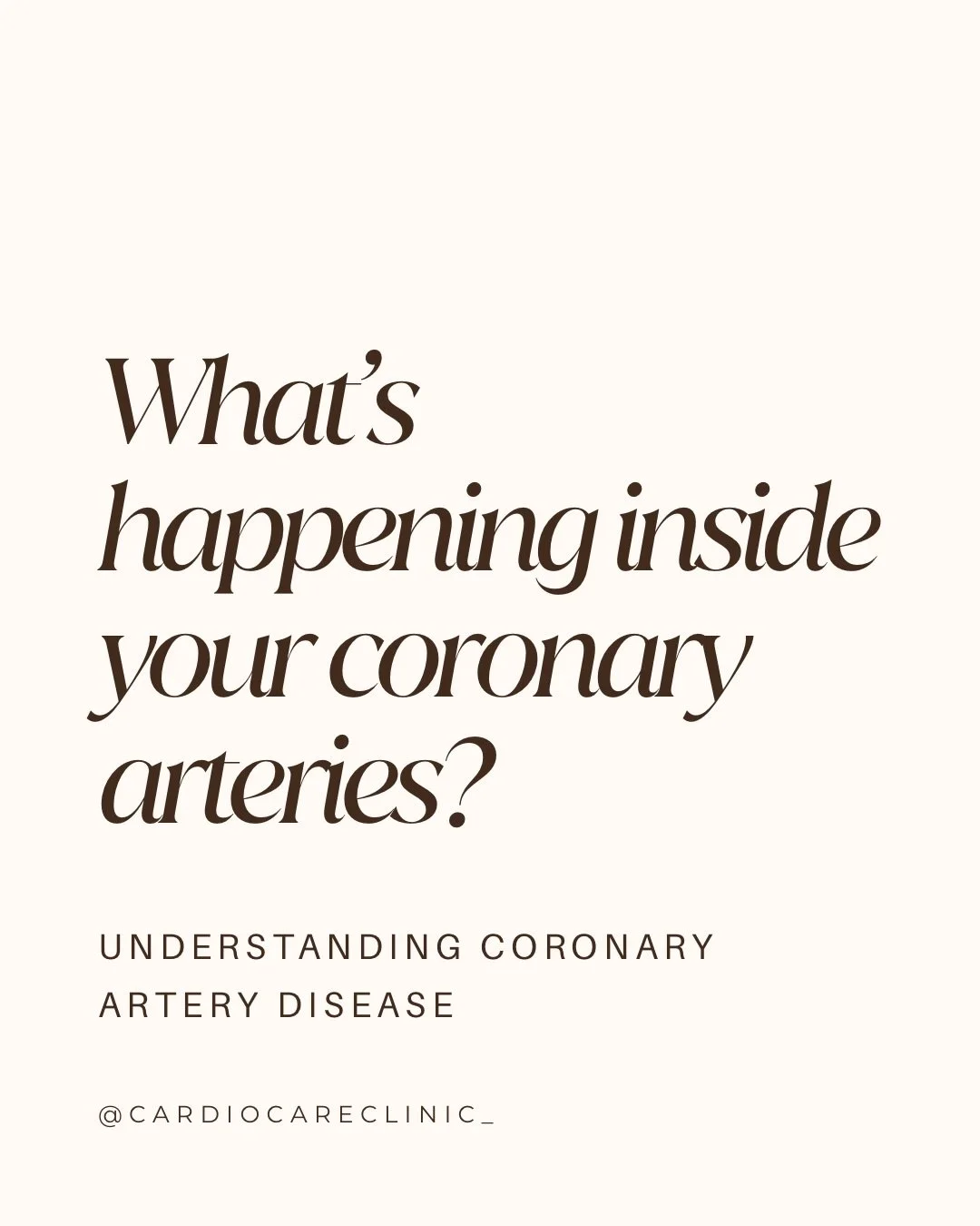 Your coronary arteries play an important role in supplying your heart with the oxygen-rich blood it needs to keep working.

Over time, plaque can build up within the artery walls, causing them to become narrower. This is known as coronary artery dise