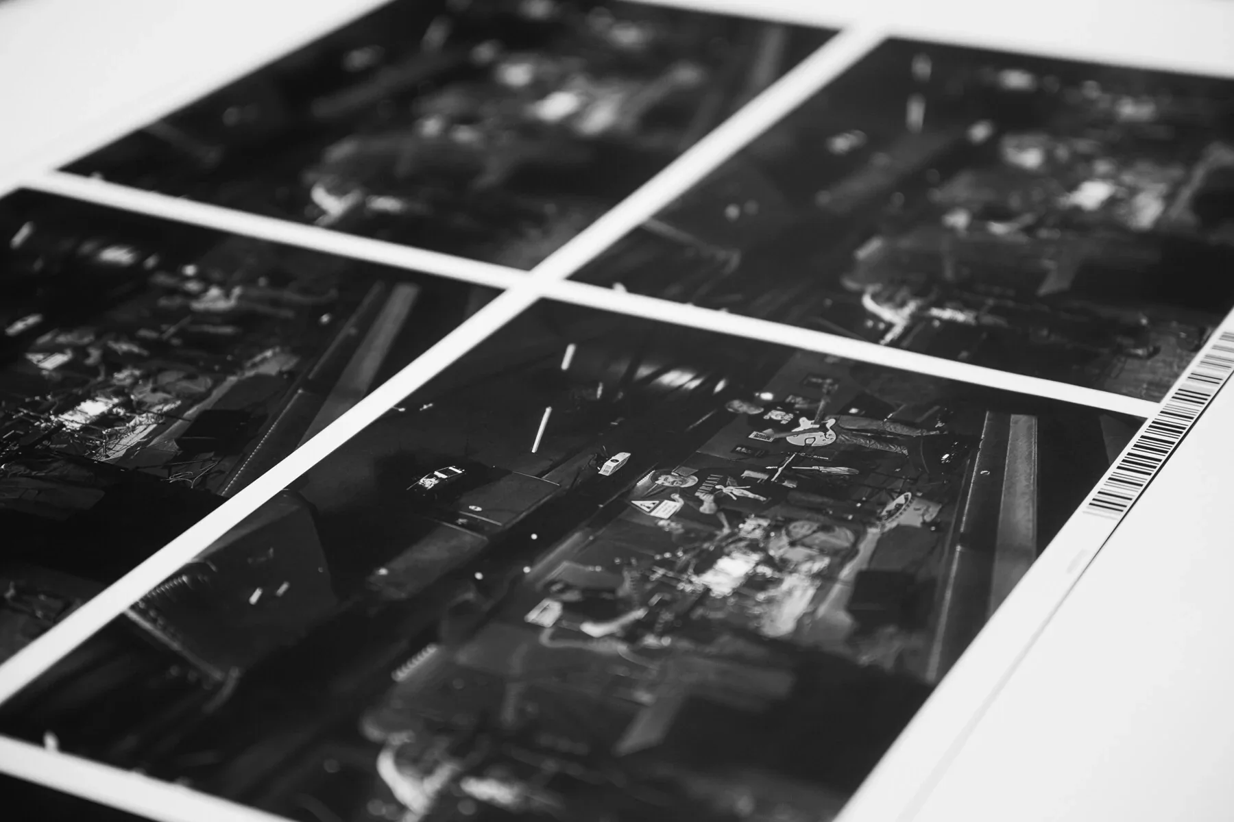 Sort hvitt fotografi printet hos Focus Print