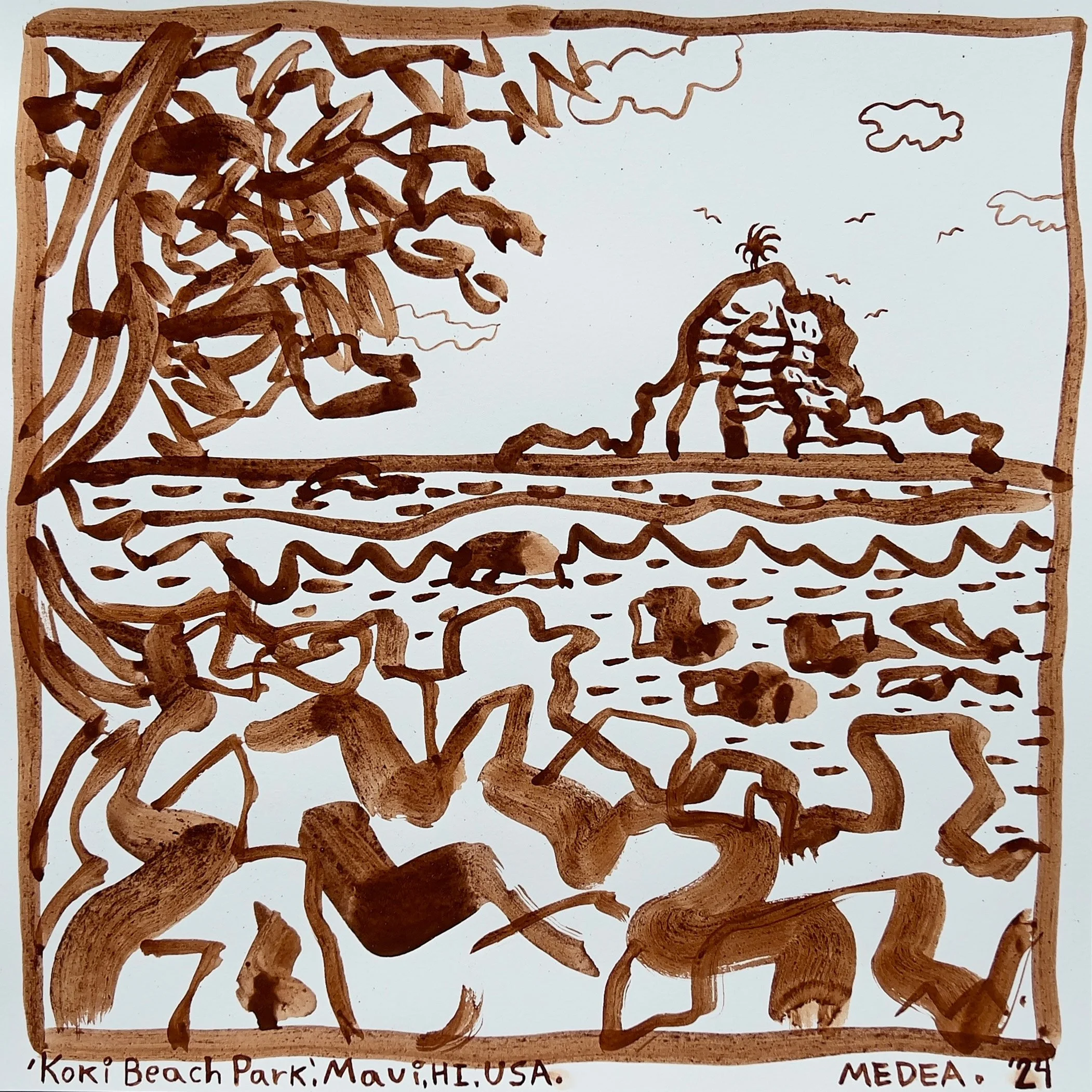 “Koki Beach Park”, Maui, HI, USA, ‘24.