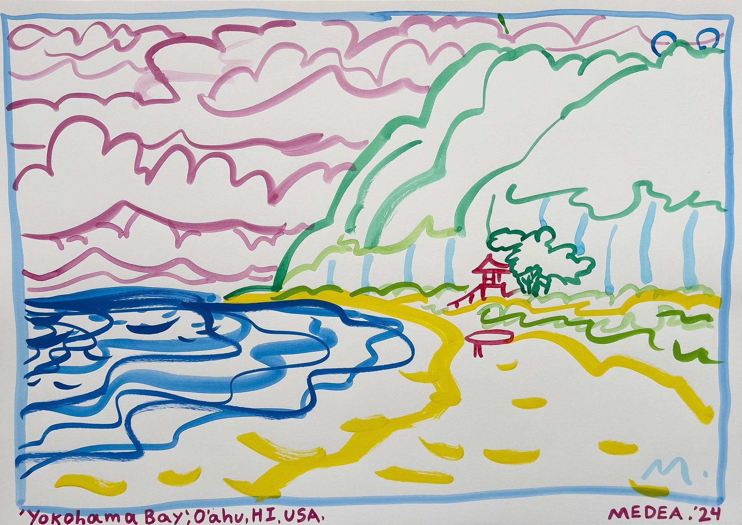 “Yokohama Bay”, O’ahu, Hi, USA, ’24.