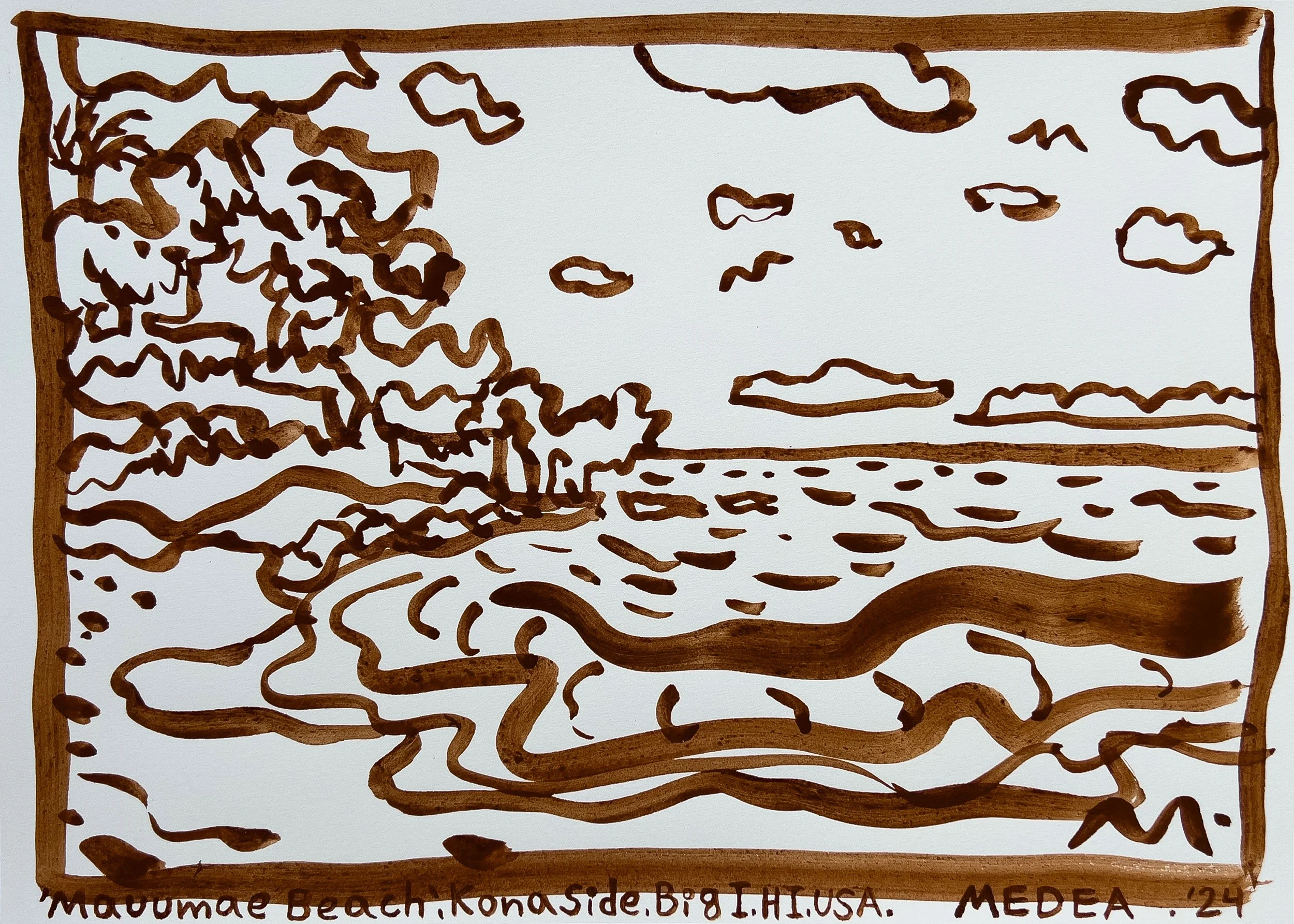 “Mauumae Beach”, Kona Side, Big I, HI, USA, ‘24.
