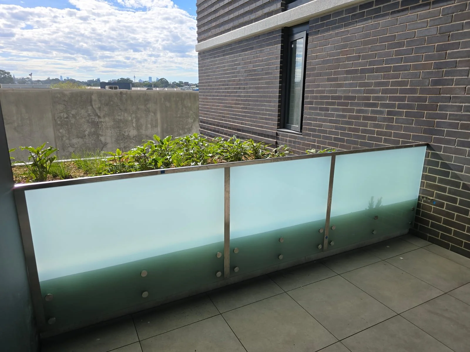 Marrickville Glass Patch Fitting Balustrade
