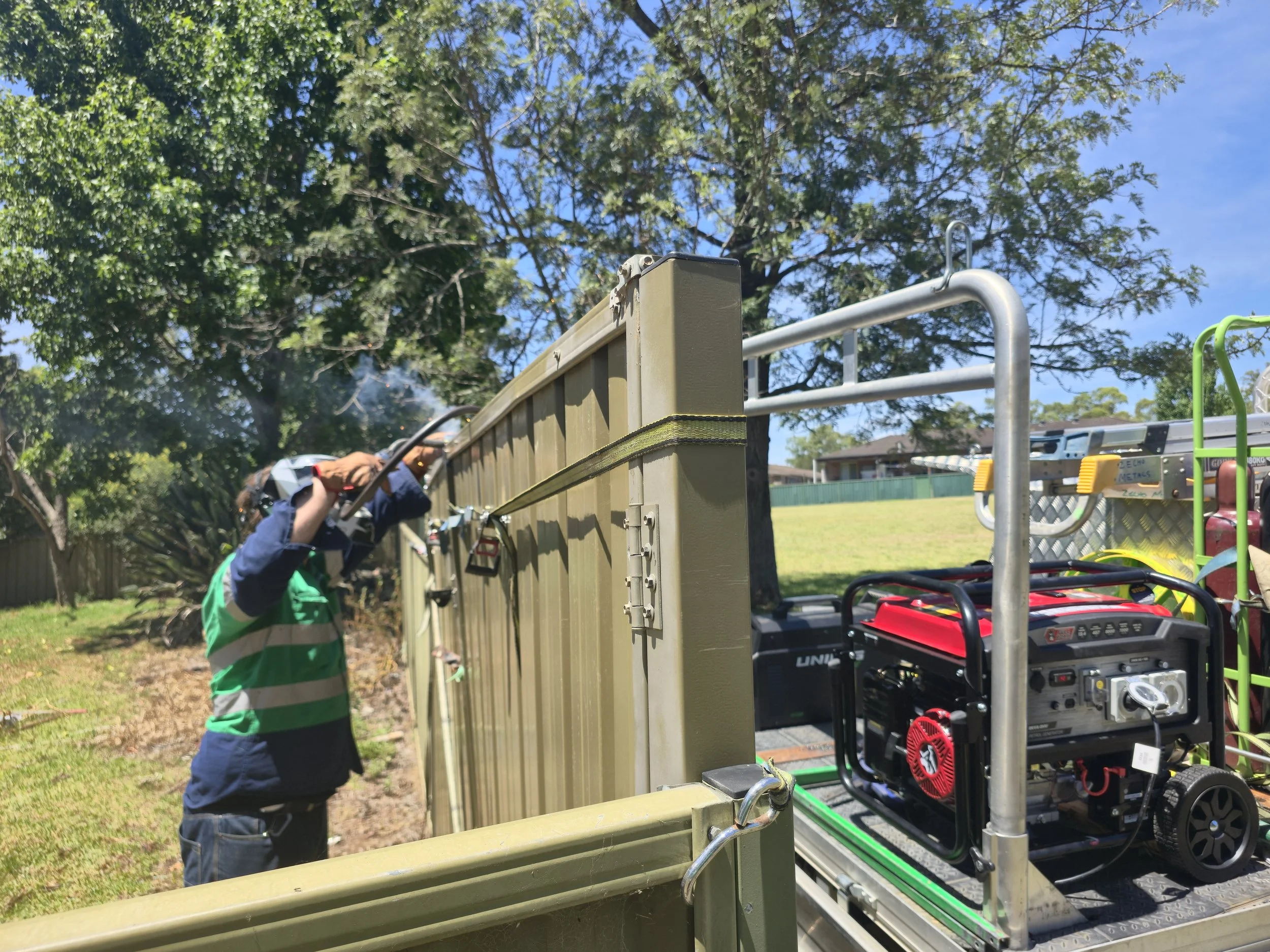 Gate Repair Generator Mobile Welding