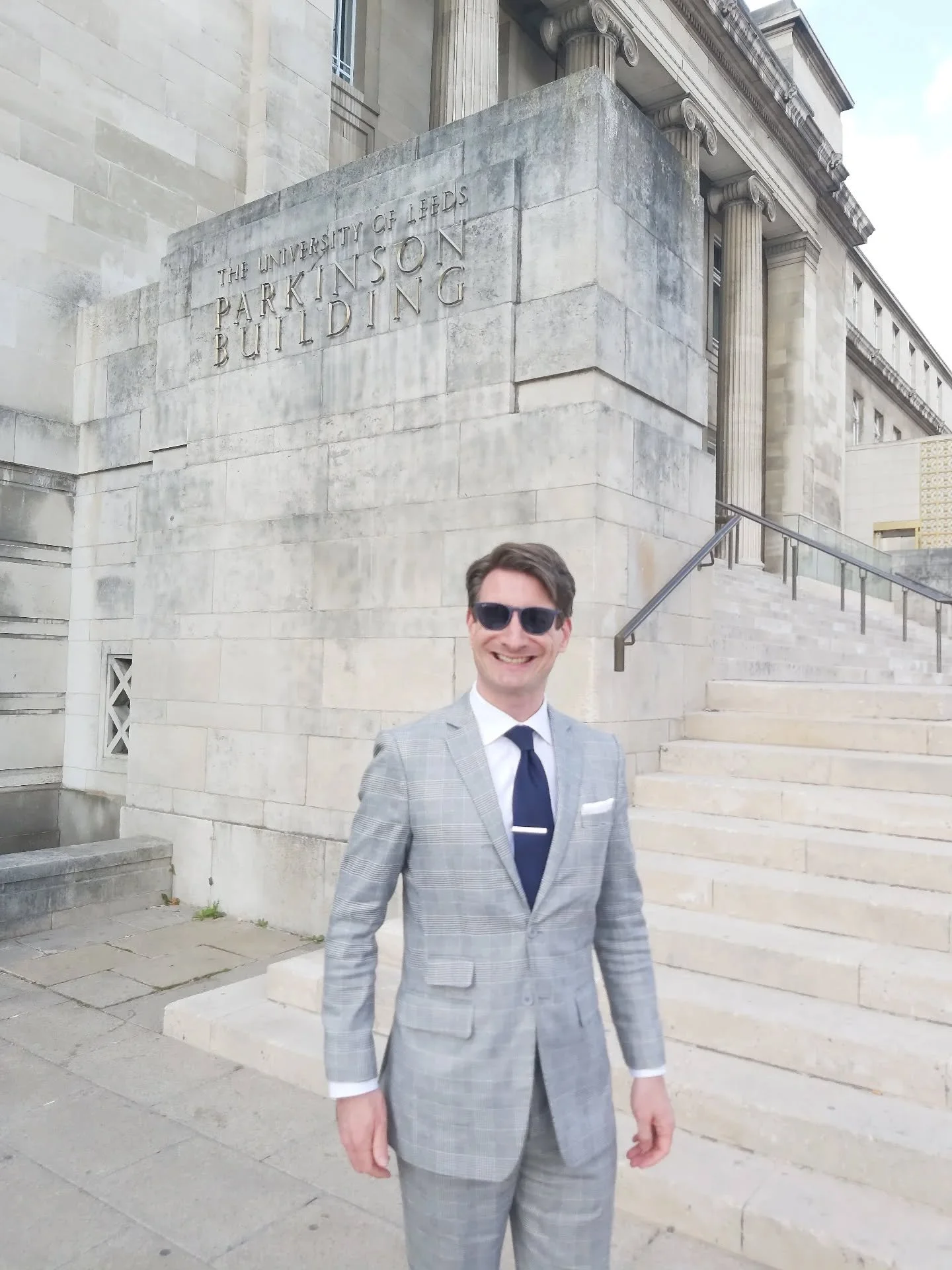 Yesterday, my friend @danielgaster shared about his #notimetodie navy check suit. It so happened I was wearing my grey check suit, inspired by the other one #danielcraig wears in the film! I saw the initial paparazzi shots of Craig on location in Lon