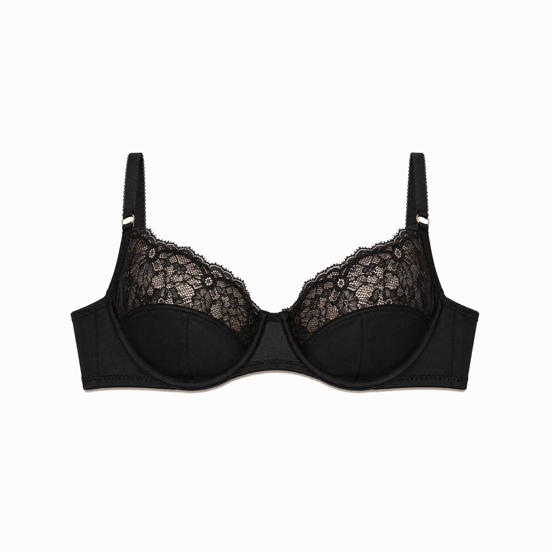 Full Cup Bra In Black