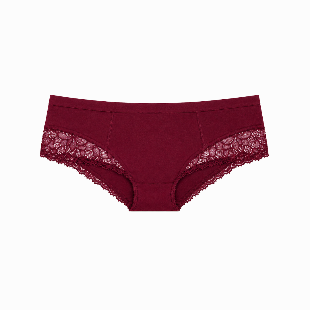Boy Shorts In Burgundy