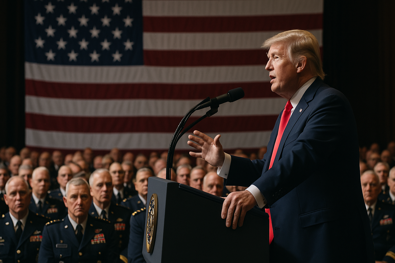 The Quantico Assembly: Trump’s Silent Tamiz of the U.S. Generals