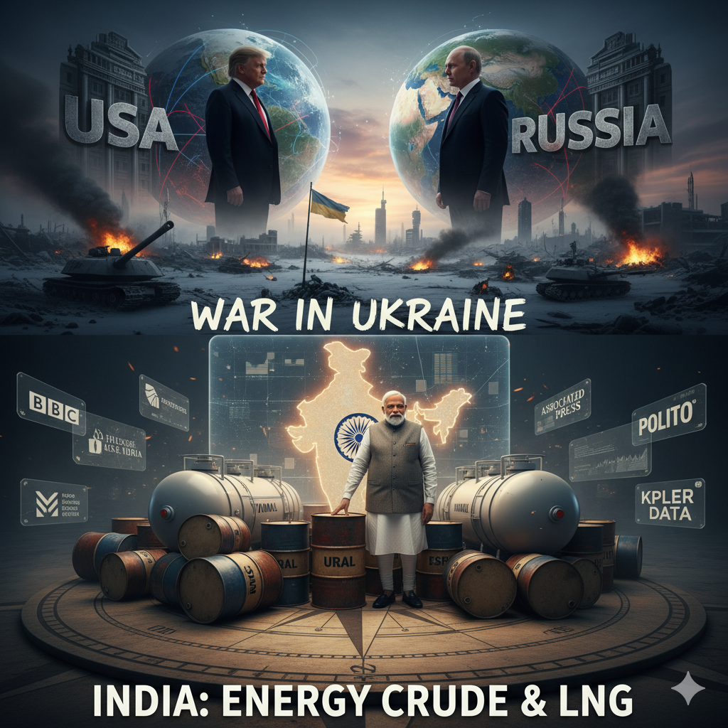 India y el dilema del petróleo ruso: Entre la presión arancelaria de Trump y los ingresos de guerra de Moscú