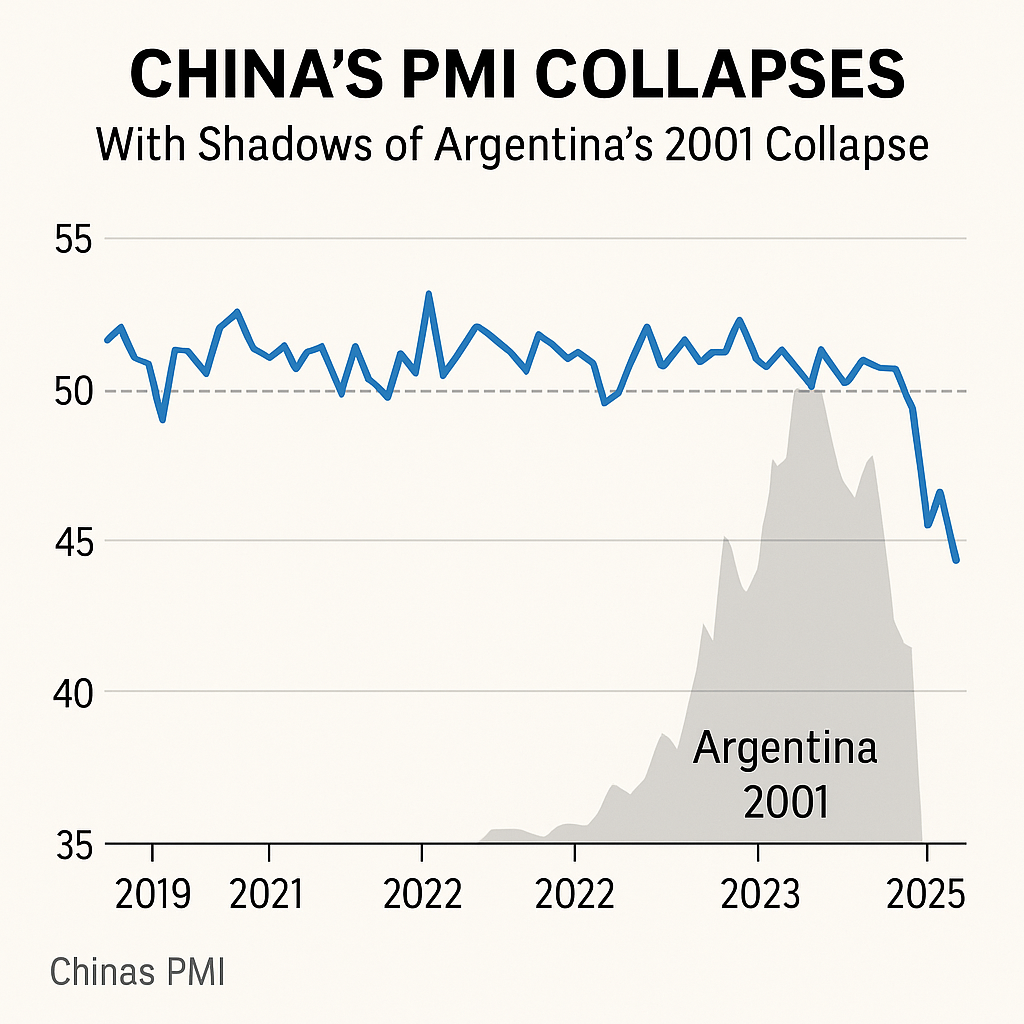 China’s PMI Mirage: Front-Loaded Fear Disguised as Growth