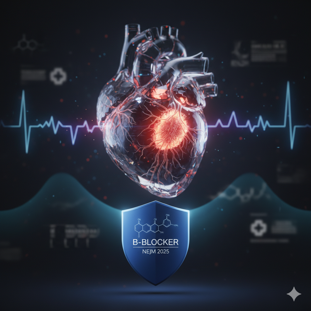 심근경색 후 베타차단제 보편 처방의 종말: NEJM 2025 근거와 그 구조적 파장
