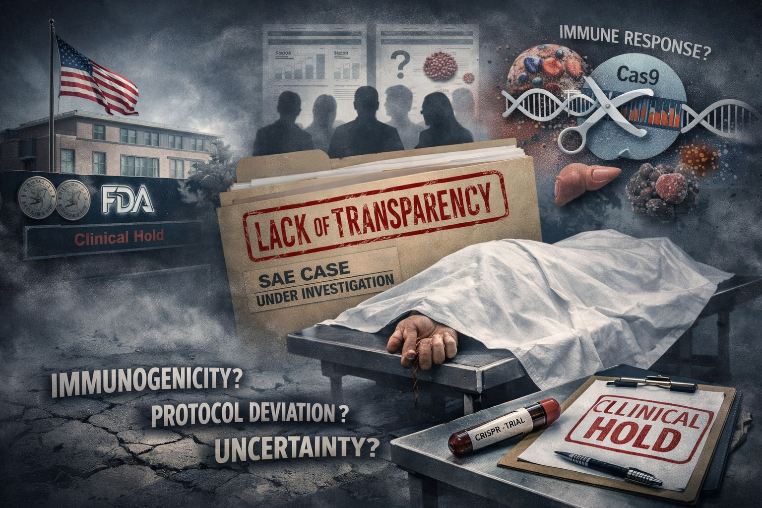 Immunologic Ambiguity and Transparency Failure in First-in-Class In Vivo CRISPR Therapy