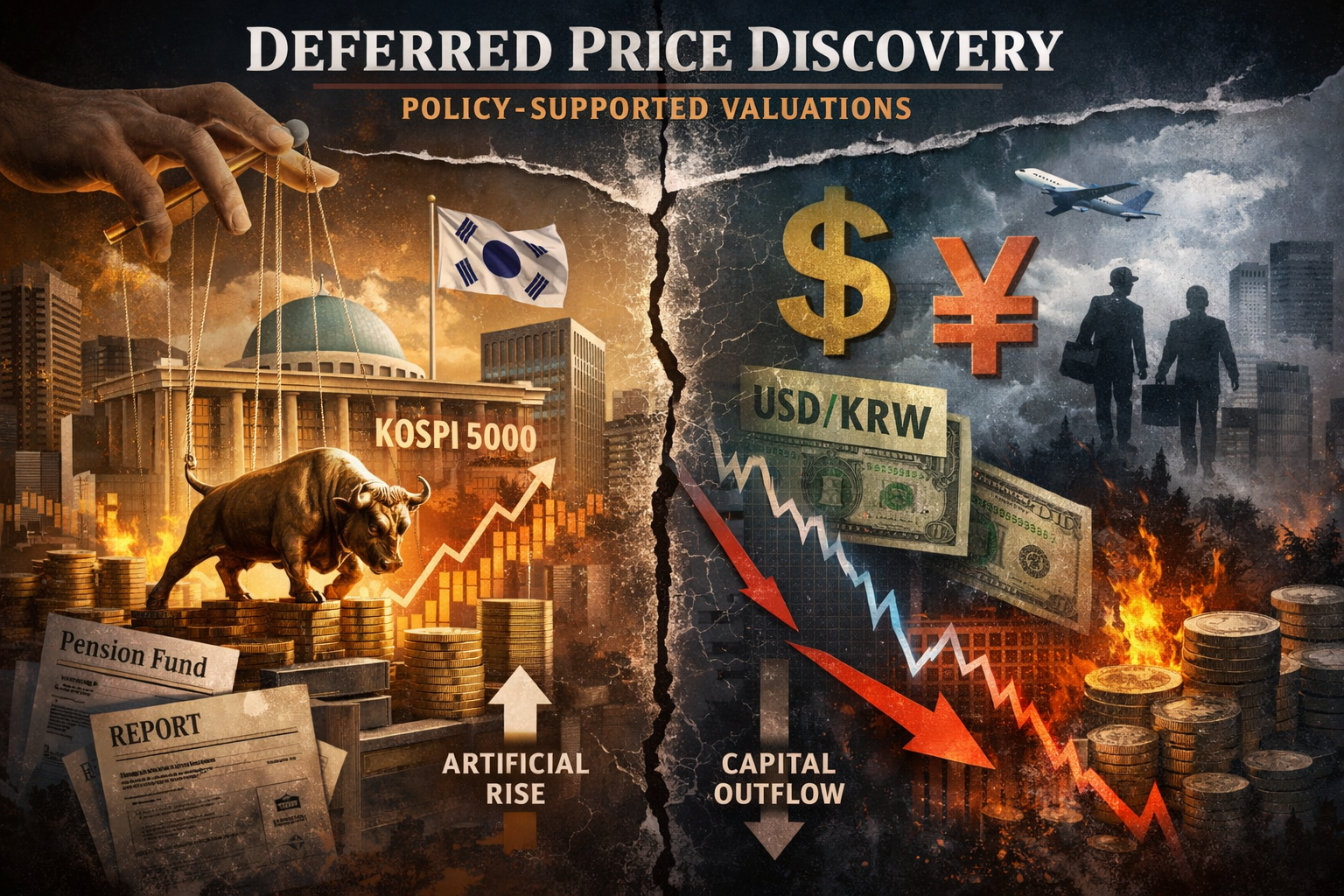 Deferred Price Discovery Under Policy-Supported Valuations