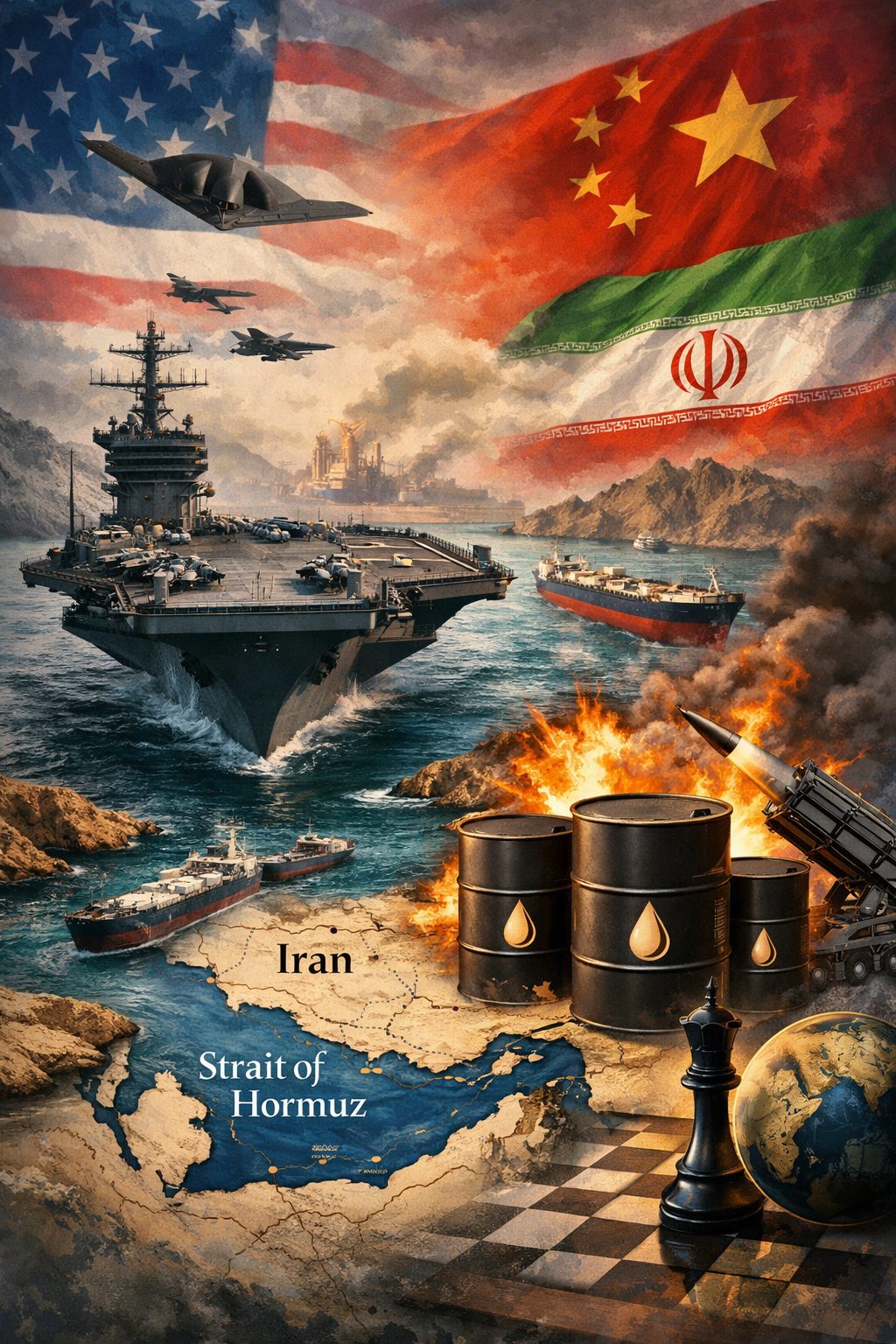 The Iran Conflict, Hormuz, and the Transfer of Strategic Pressure Across the U.S.–China System