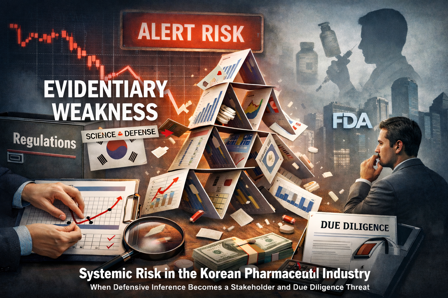 Defensive Inference and Systemic Risk in Korean Biopharma