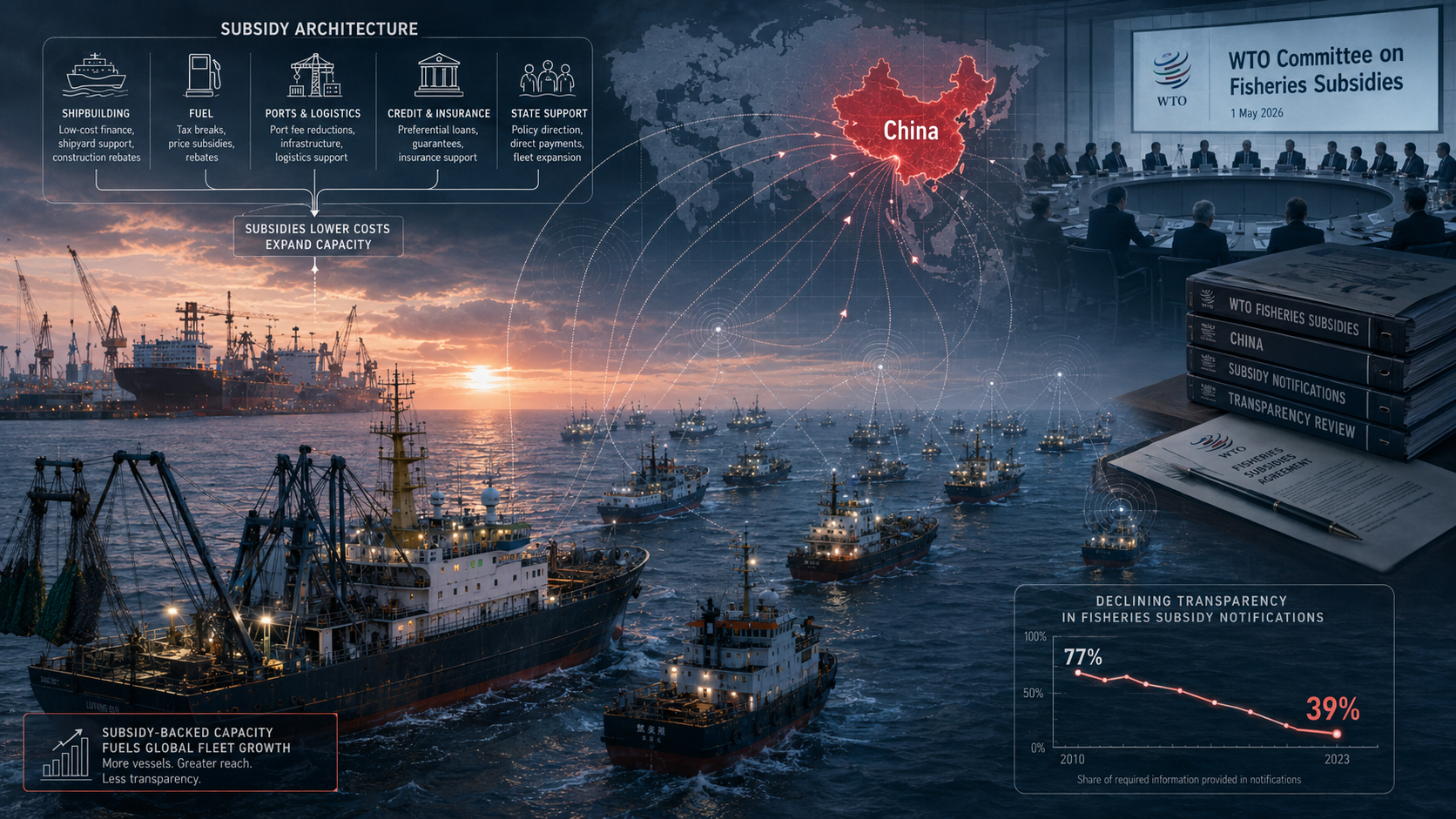 WTO Fisheries Subsidies, China’s Overcapacity Model, and the Hidden Cost of Maritime Reach