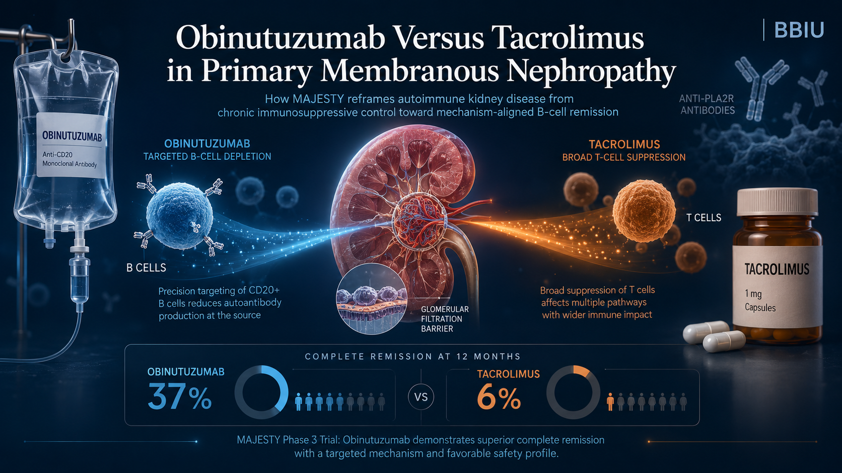 Obinutuzumab Versus Tacrolimus and the Reframing of Autoimmune Kidney Disease