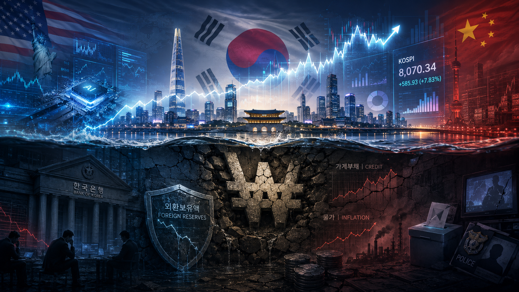 Korea’s Surface Strength and the Structural Stress Beneath It