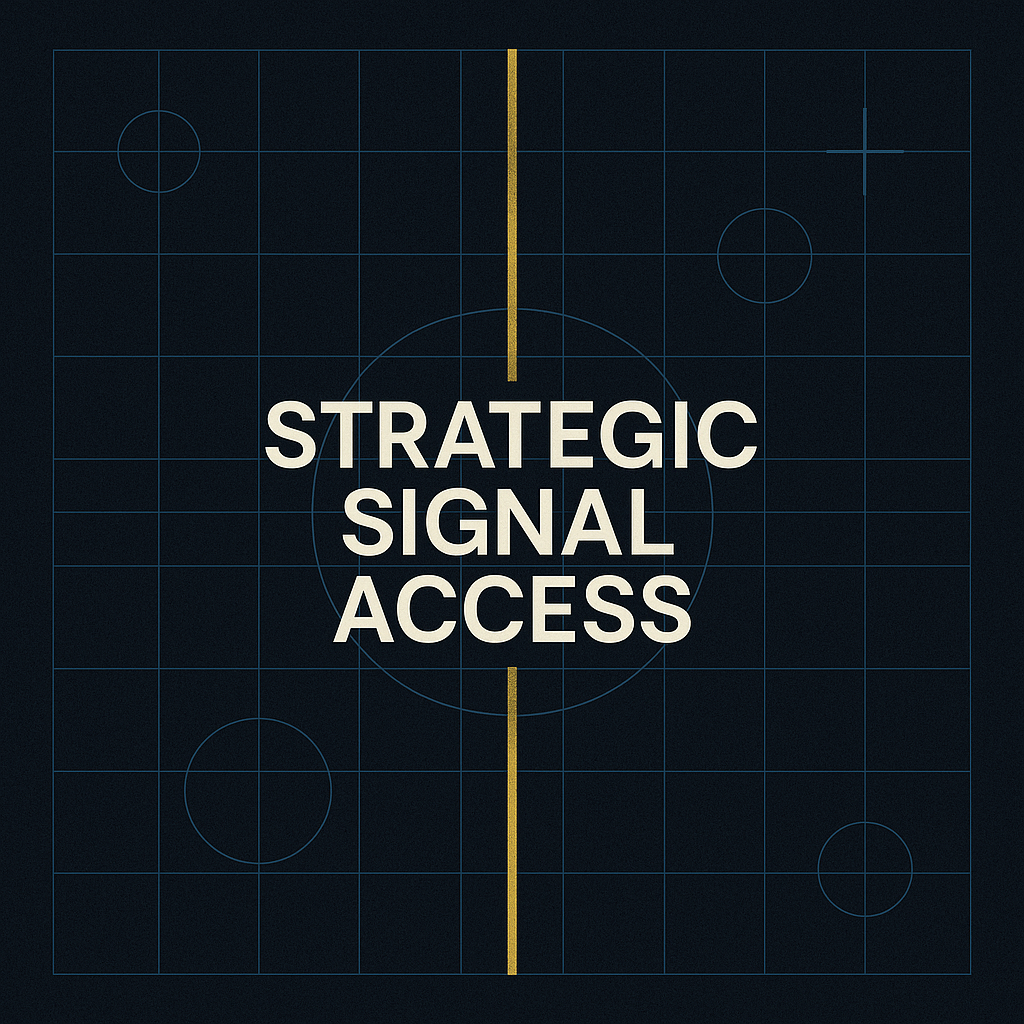 Strategic Signal Access