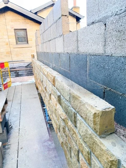 A two-storey cliff side extension to produce an extra bedroom and en-suite. Knaresborough, North Yorkshire.