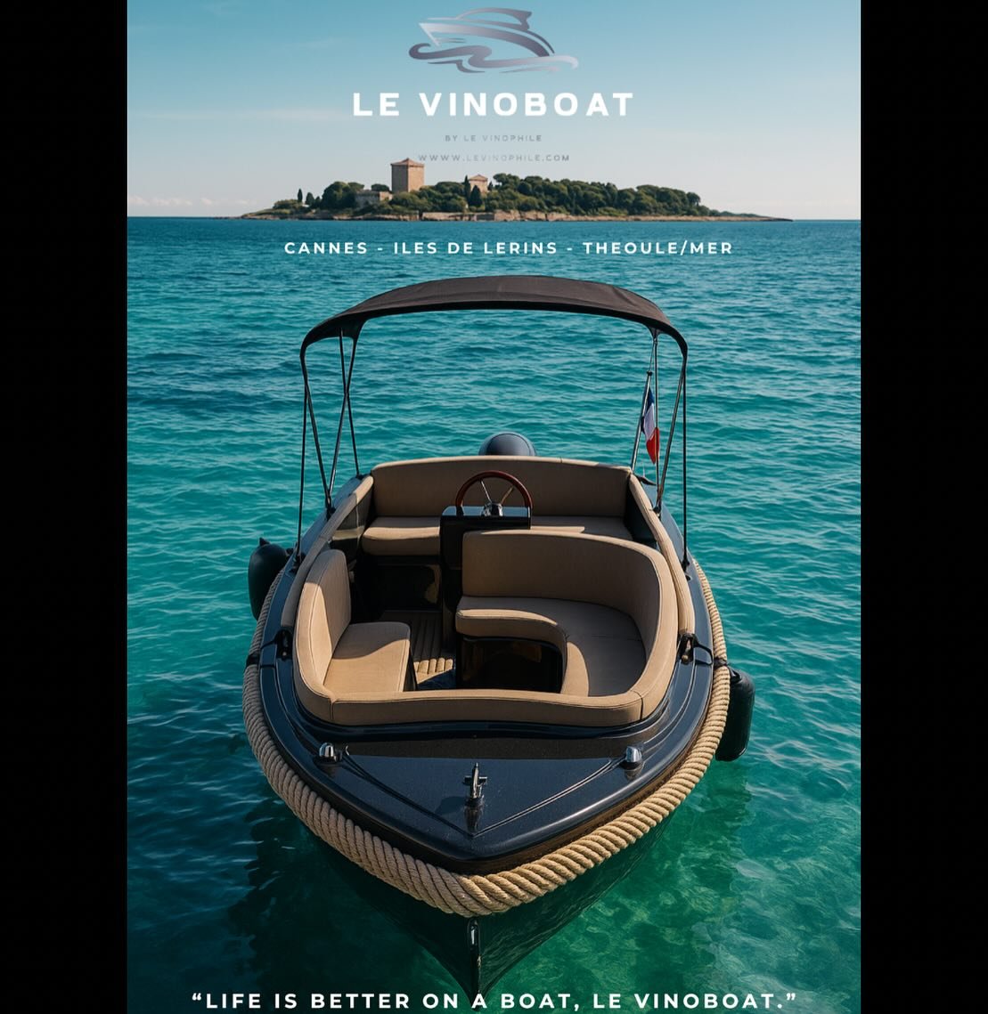 #nouveauté
LE VINOBAT débarque pour l’été 2025. 🤩 🛥️
À partir du 1er Mai, venez prendre l’apéro sur l’eau avec ce bateau de location SANS PERMIS disponible à la location à