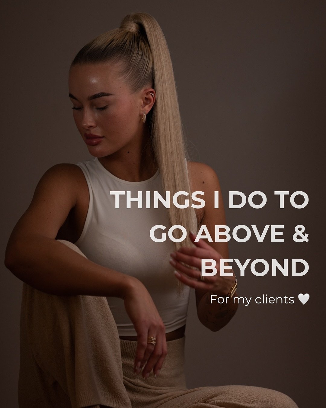 𝐓𝐡𝐞 𝐥𝐨𝐯𝐞 𝐈 𝐠𝐨𝐭 𝐟𝐨𝐫 𝐦𝐲 𝐜𝐥𝐢𝐞𝐧𝐭𝐬 𝐢𝐬 𝐞𝐧𝐝𝐥𝐞𝐬𝐬 🤍

As a client - Which one do you appreciate most? 🥰
And for my beauty-business sisters - What is one thing you do to go out of your way for your clients? Let me know 🥰

𝐆𝐞