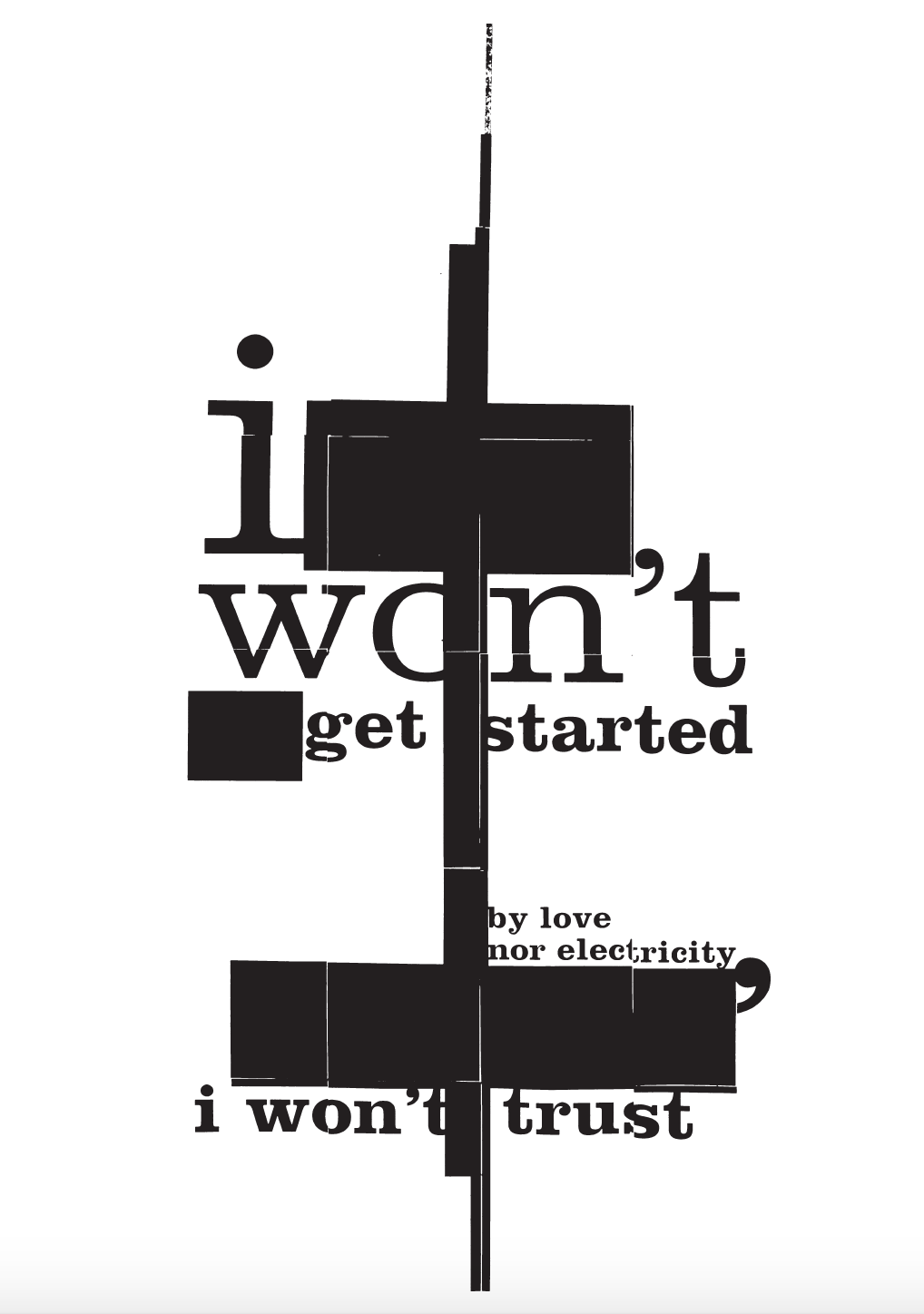 I Won't - Print by Graham Wood (A2)