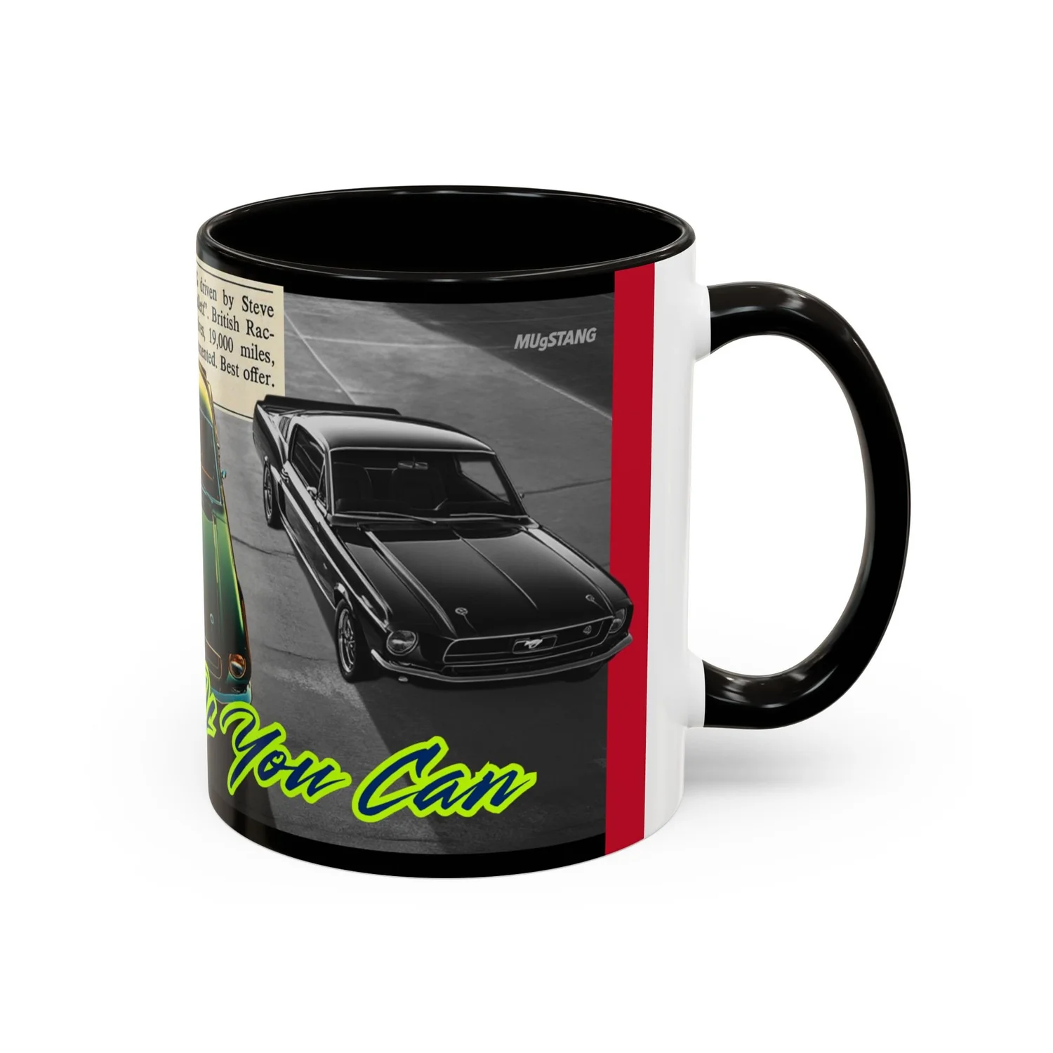 Bullitt Mustang Mug  Chase the Legend | MUgSTANG Mug Drop  Iconic Mustang  Gift for Collectors