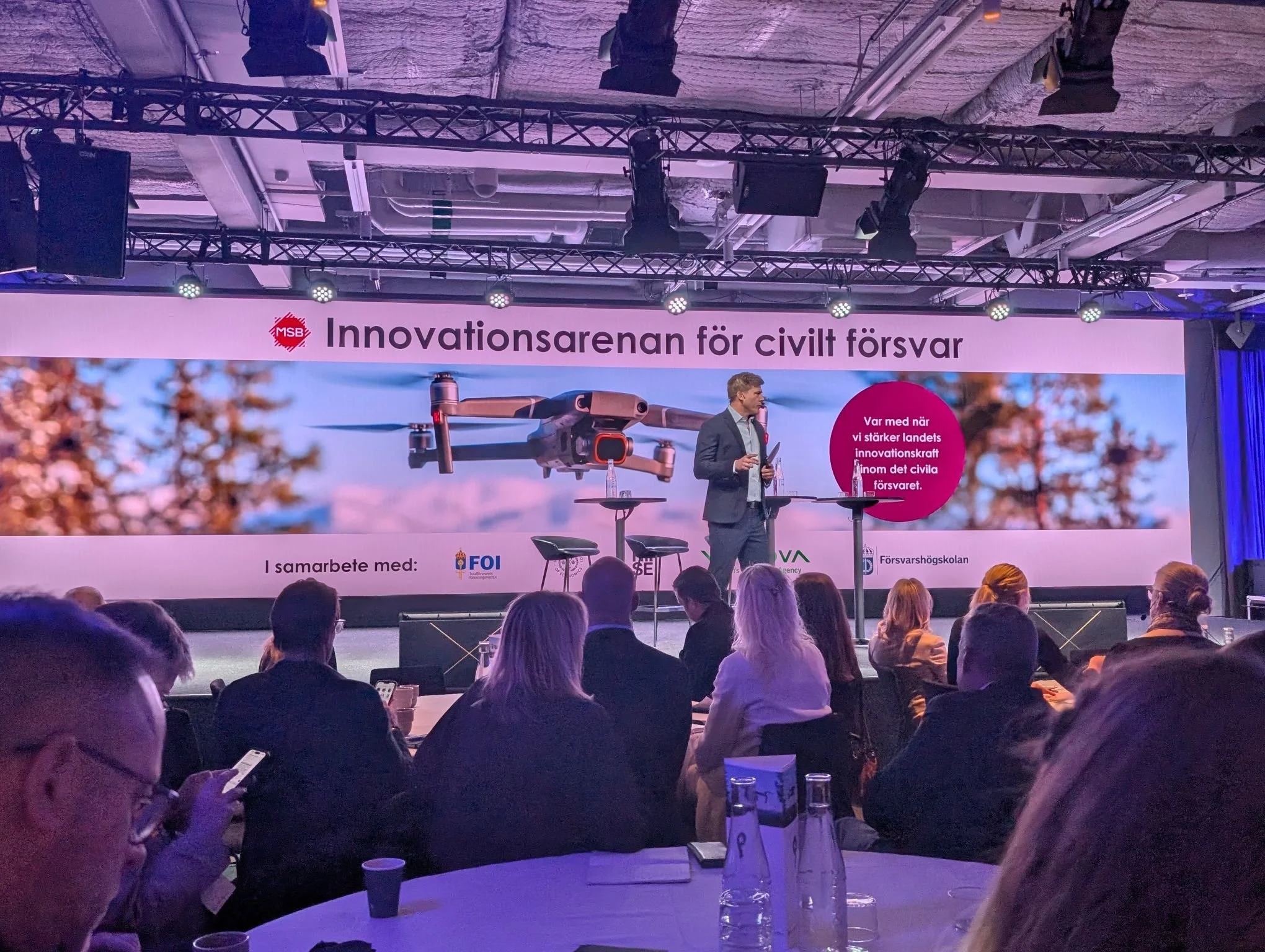Vi deltog på Innovationsarenan för civilt försvar
