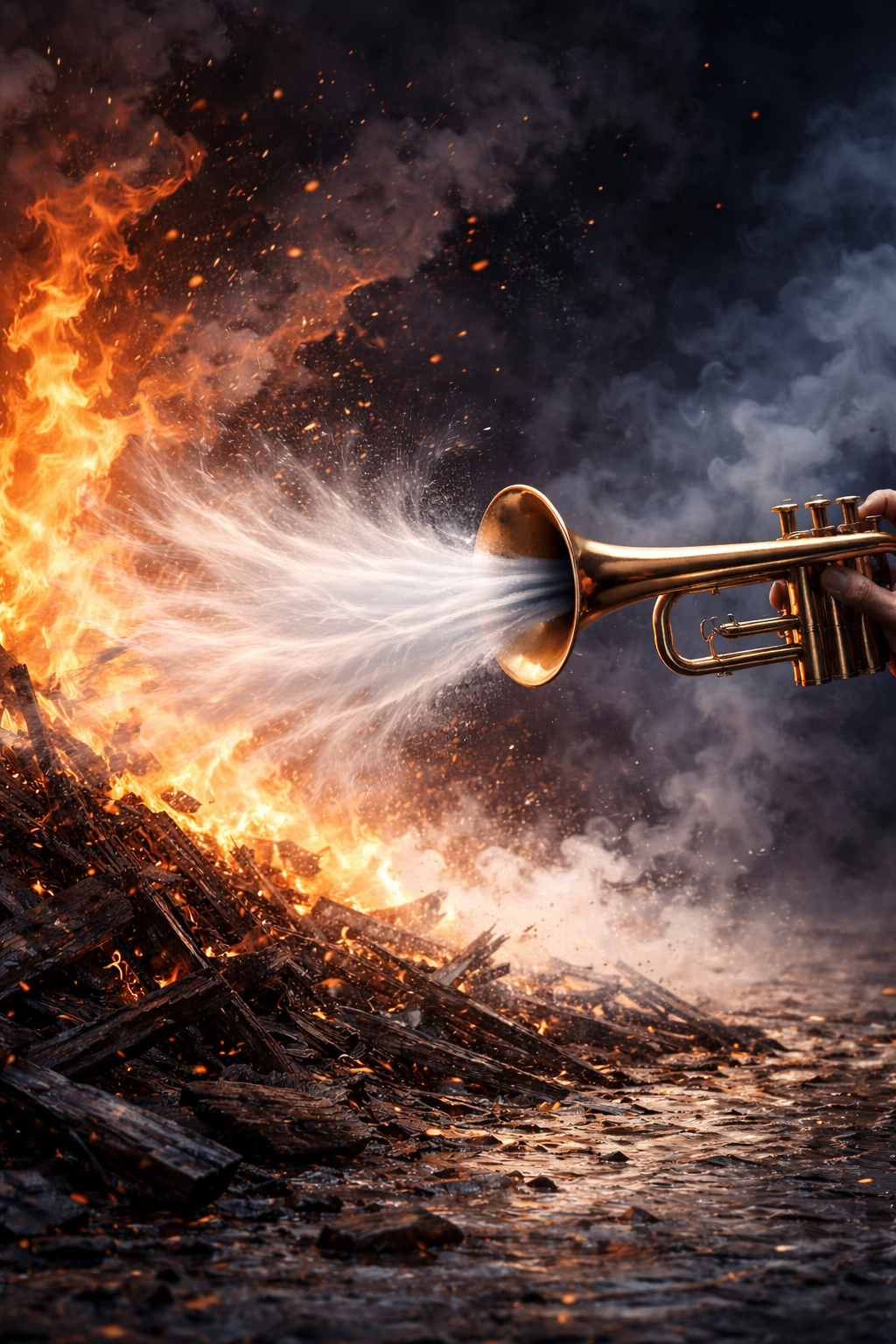 Ljud för att släcka bränder