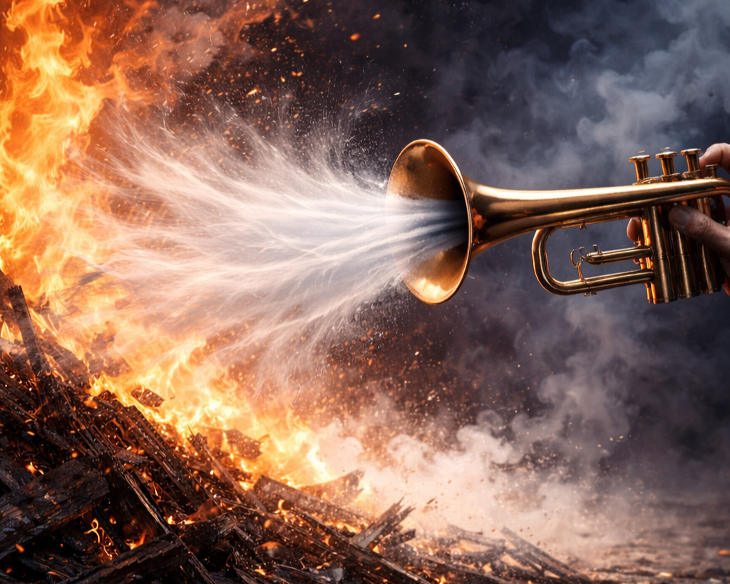 Ljud för att släcka bränder