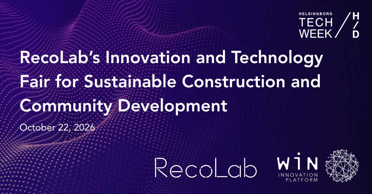 RecoLab’s Innovation and Technology Fair for Sustainable Construction and Community Development